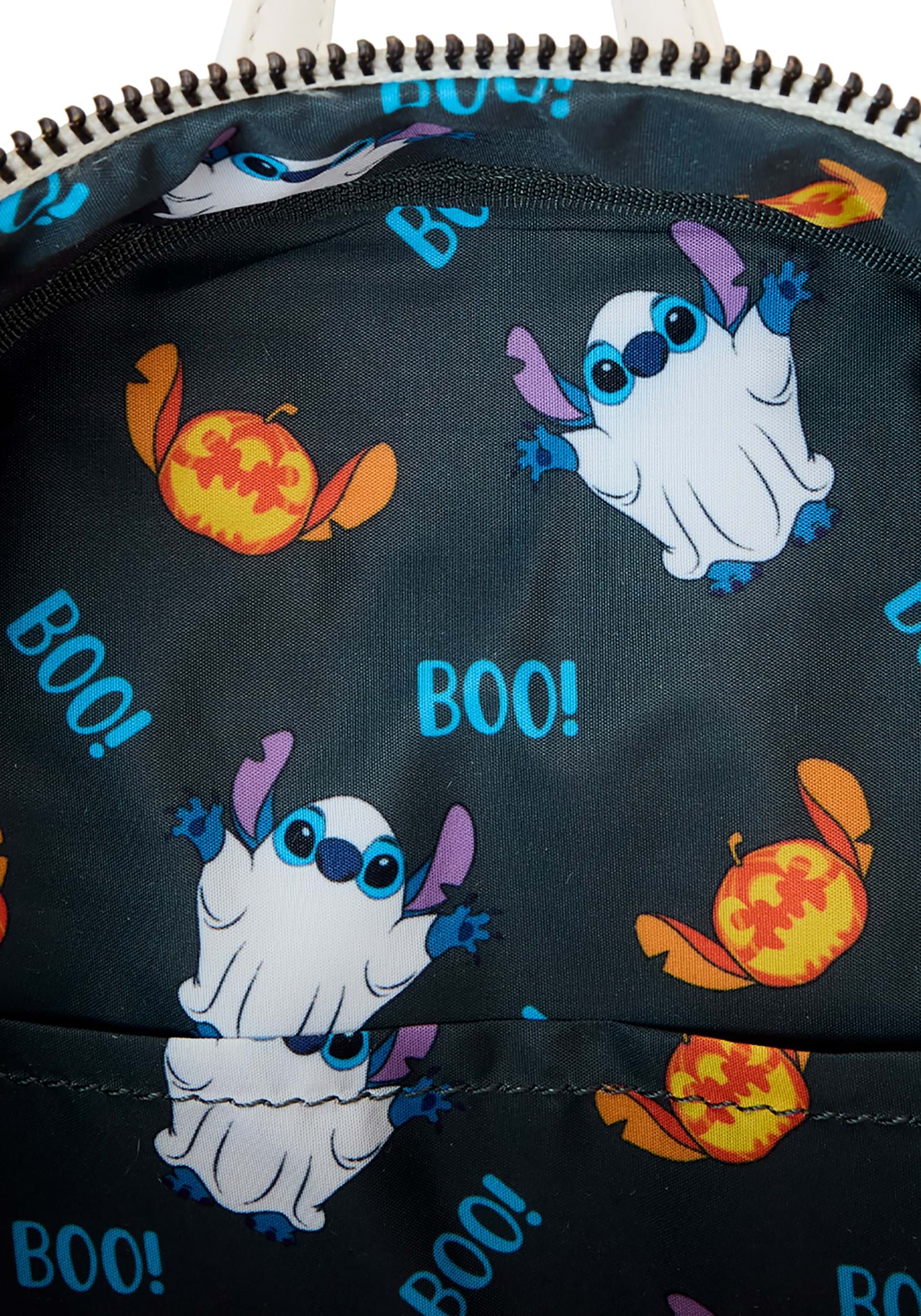 Loungefly Disney Stitch Ghost Costume Figural Glow Mini Backpack