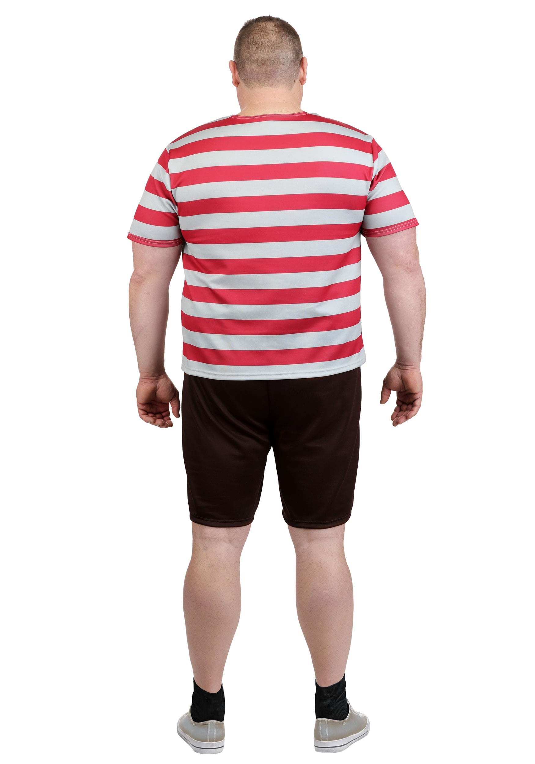 Men's Plus Size 2019 Addams Family Pugsley Costume