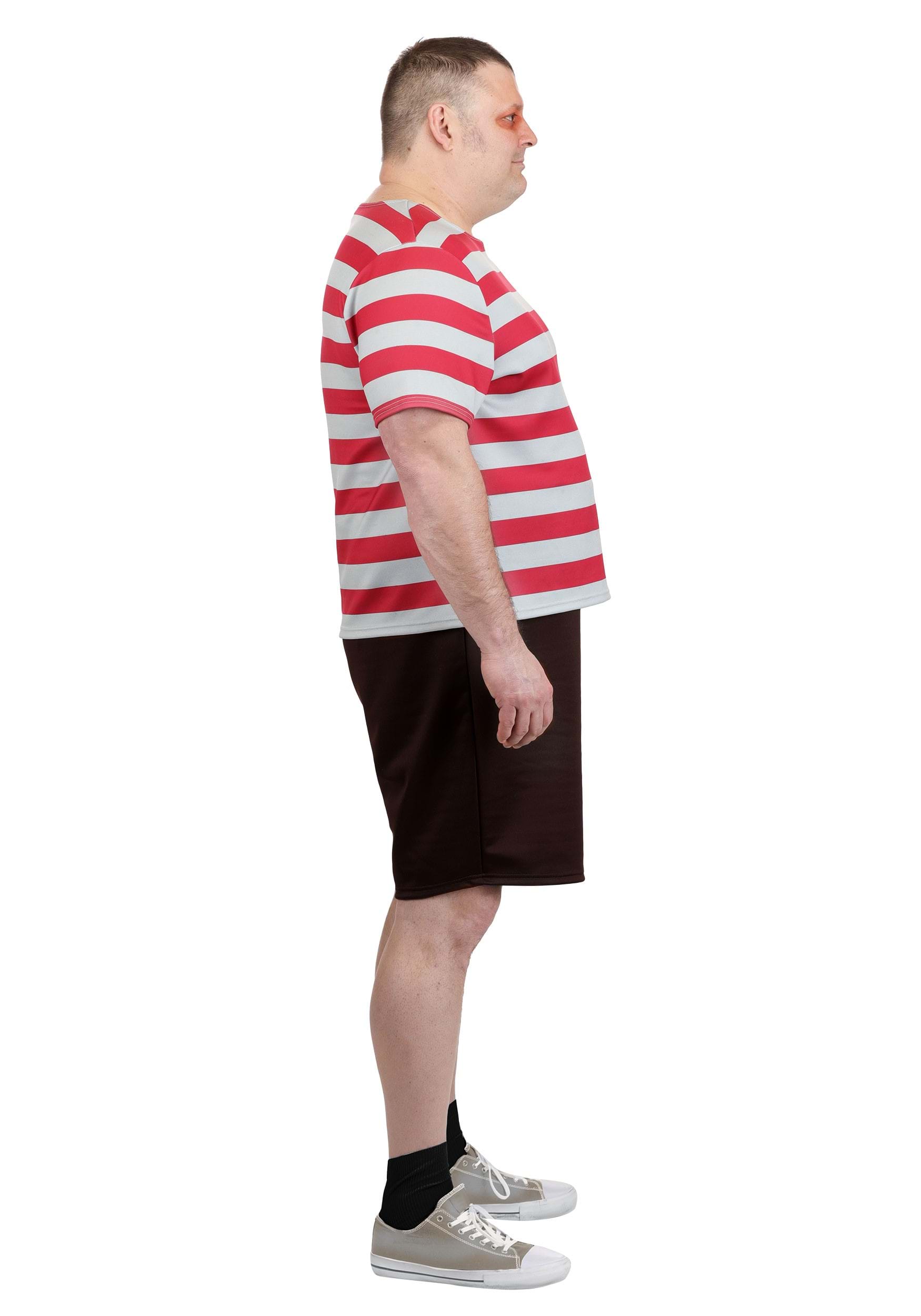 Men's Plus Size 2019 Addams Family Pugsley Costume