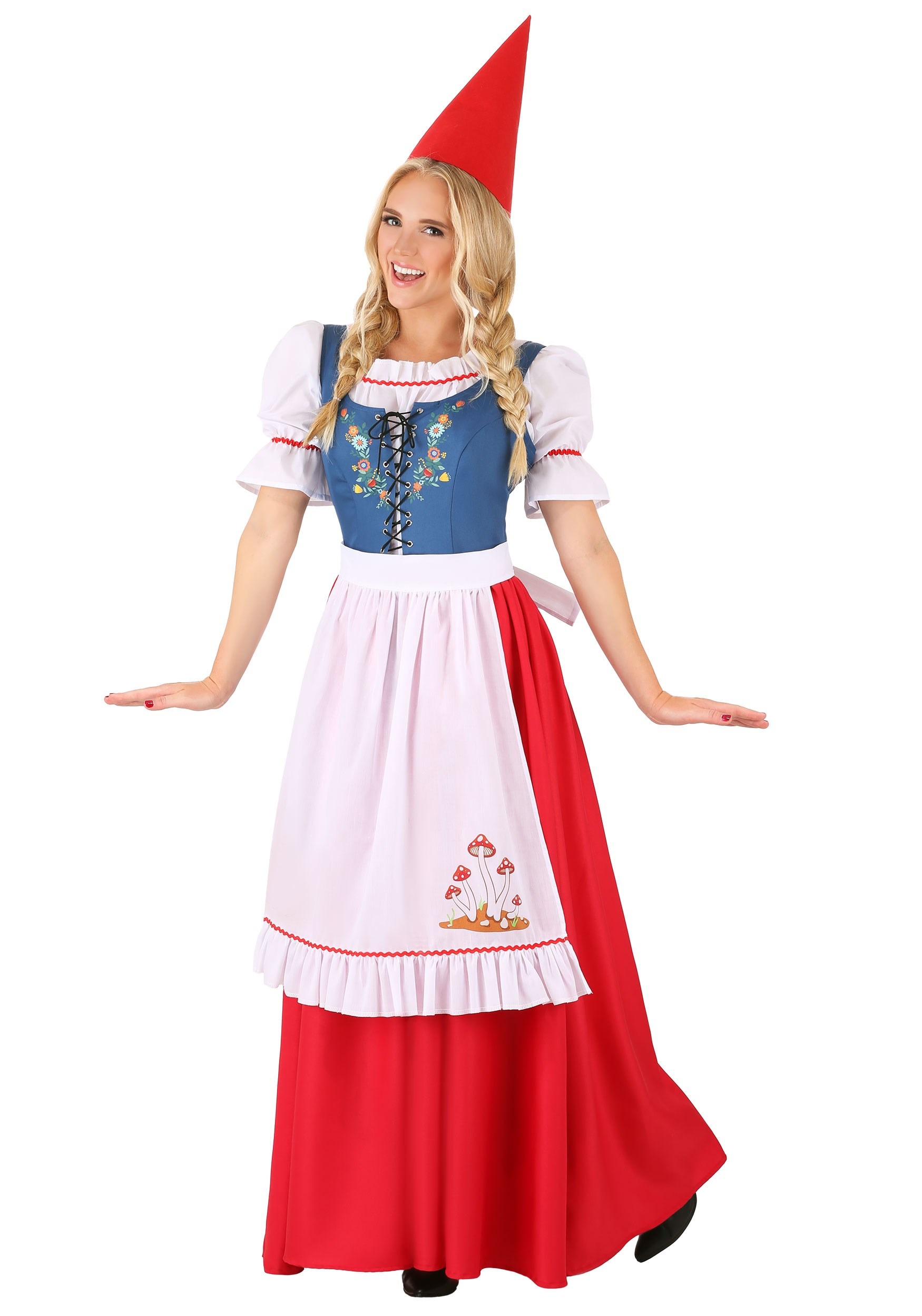 Women's Garden Gnome Costume 1 Women's Garden Gnome Costume