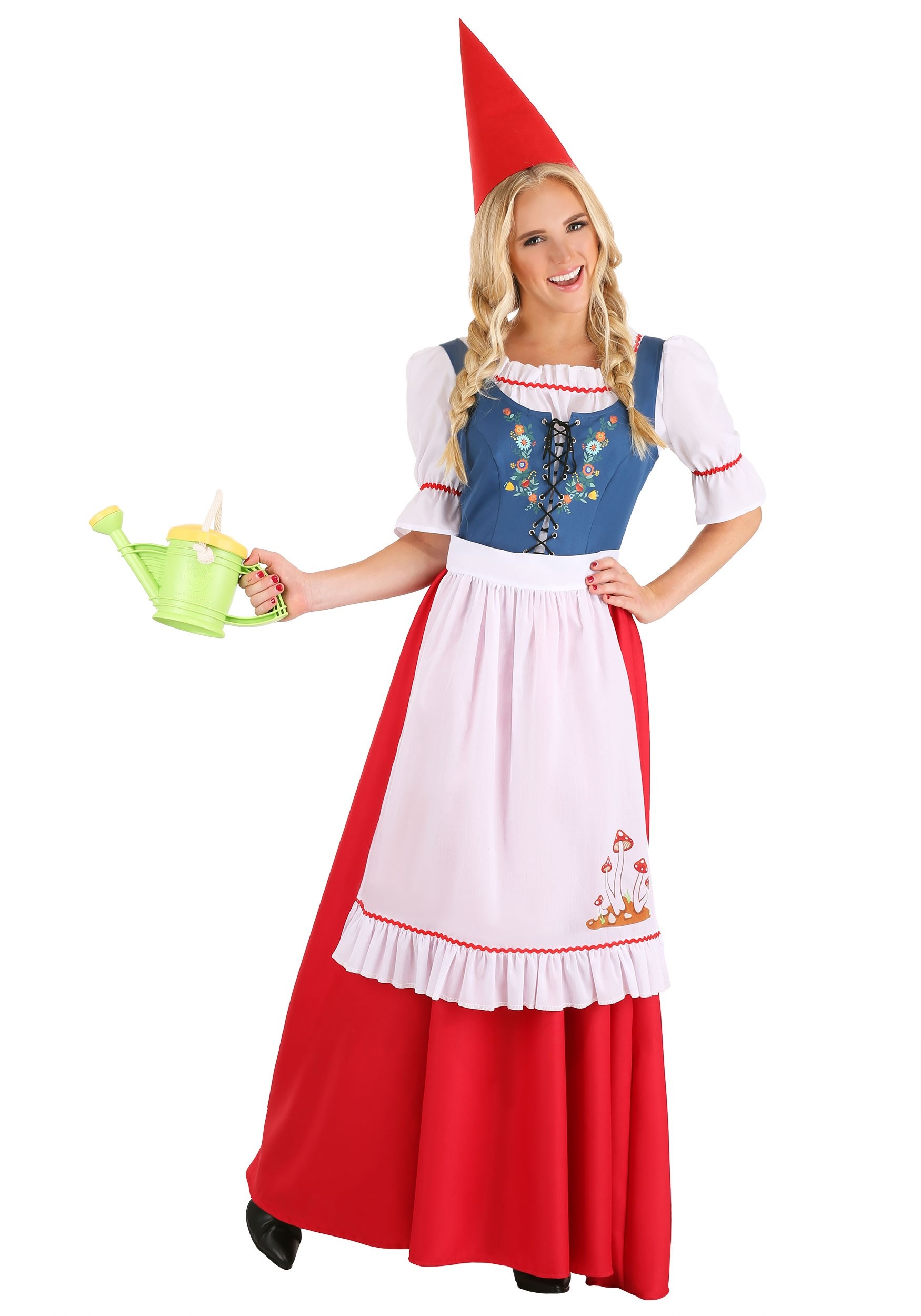 Women's Garden Gnome Costume 3 Women's Garden Gnome Costume