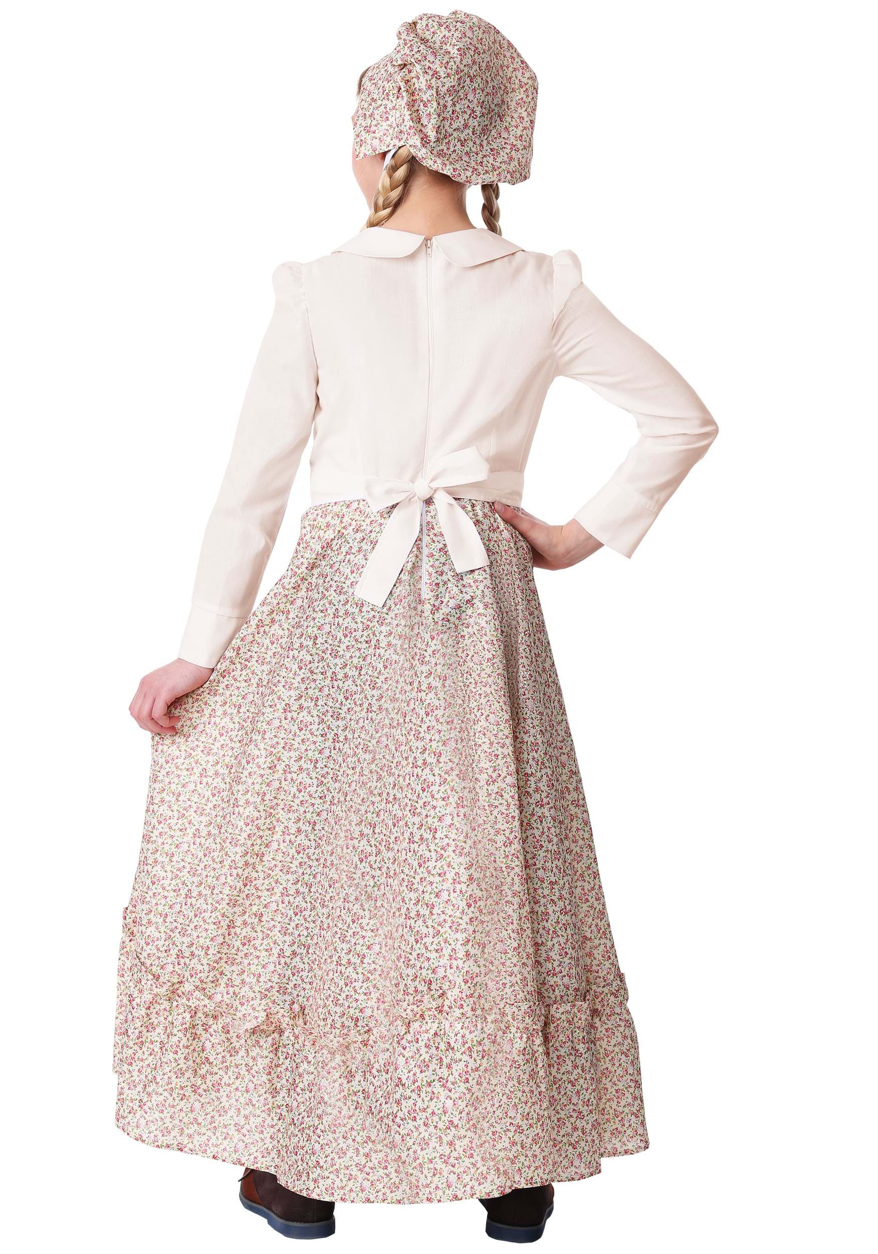 Prairie Pioneer Girl's Costume