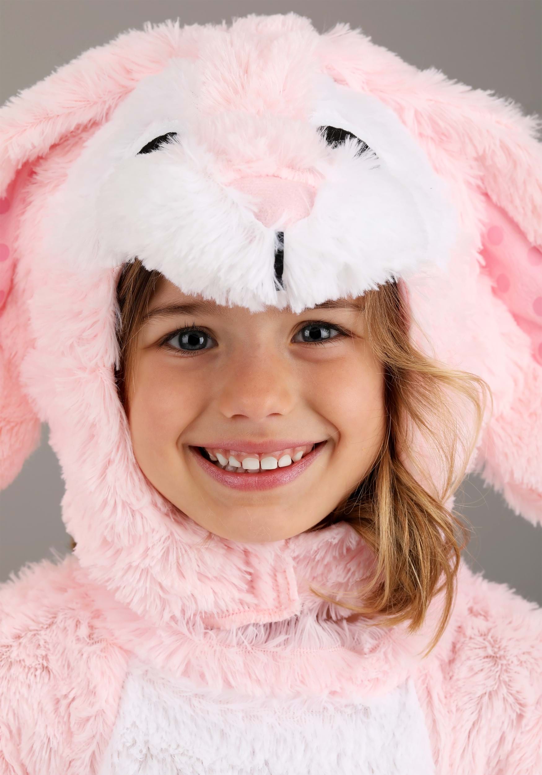 Fluffy Pink Bunny Toddler Costume