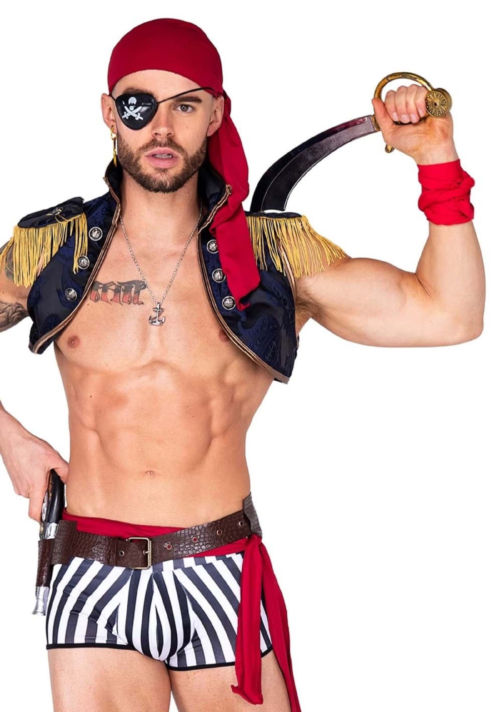 Sexy Captain Hunk Costume for Men