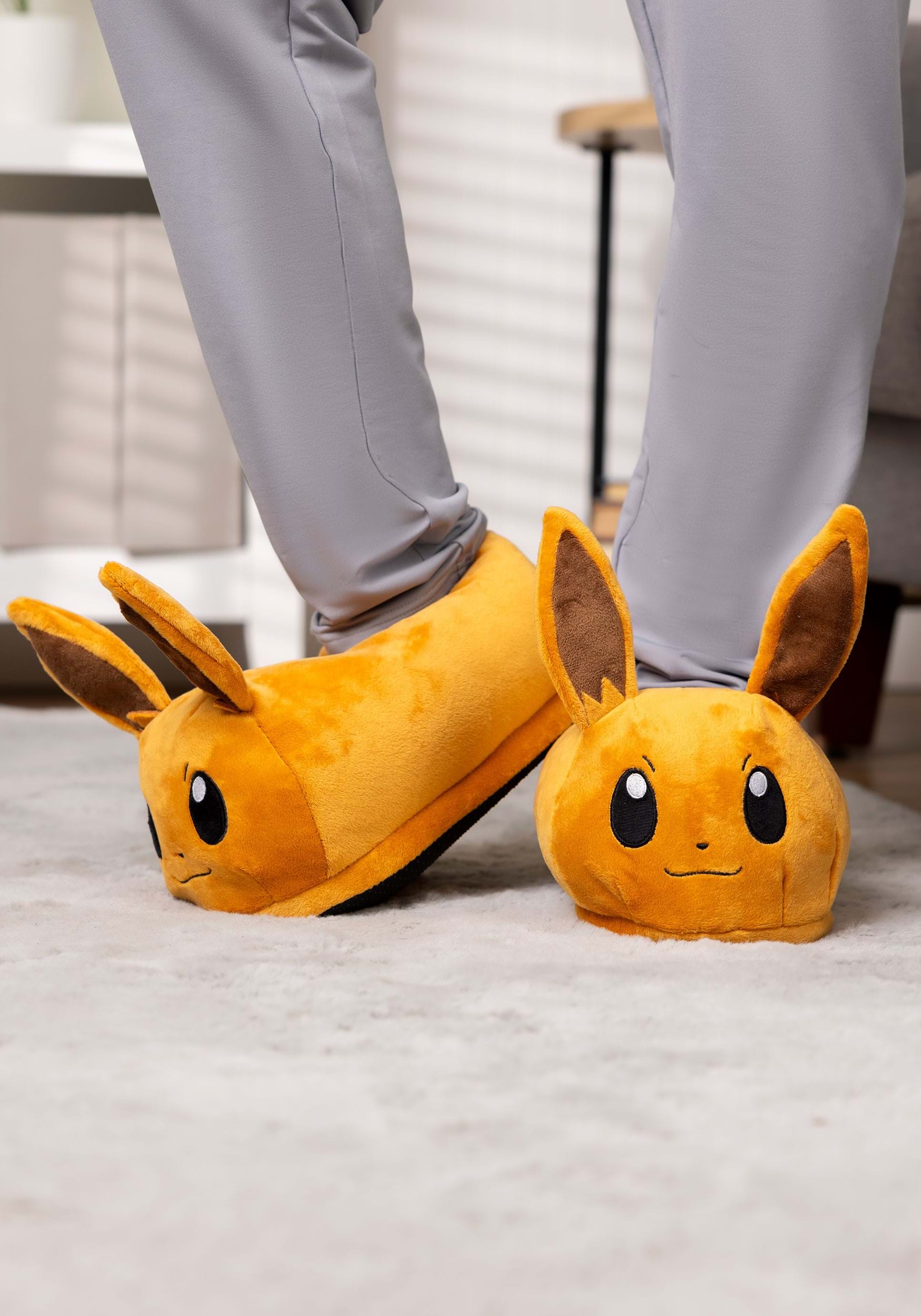 Pokemon Eevee Slippers for Adults
