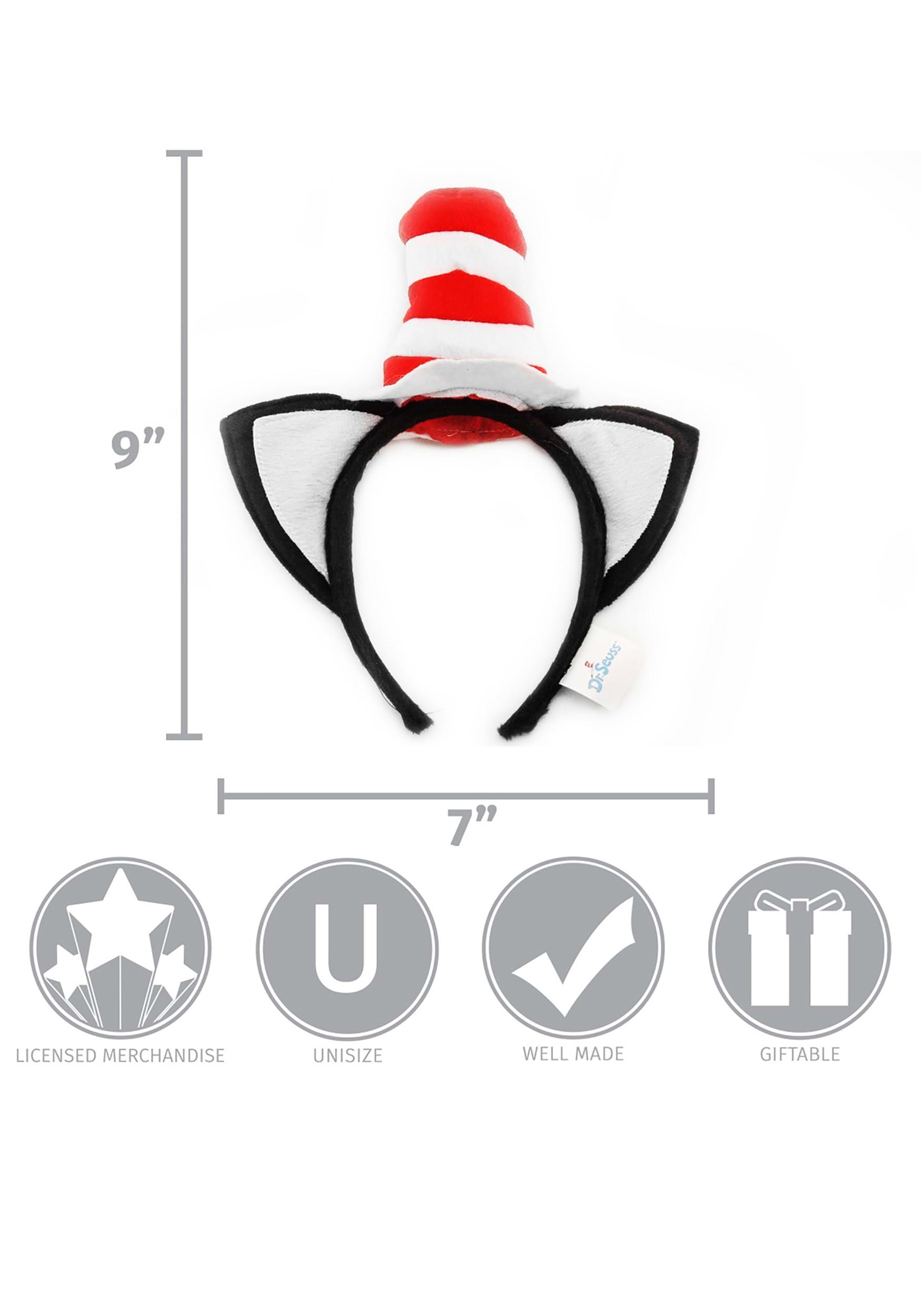 Cat in the Hat Costume Economy Headband 3 Cat in the Hat Costume Economy Headband