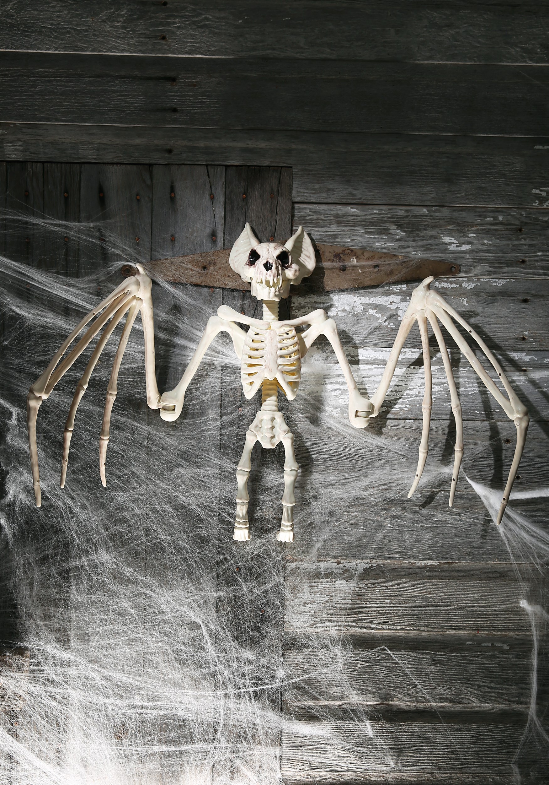 36-Inch Skeleton Nocturnal Bat Decoration