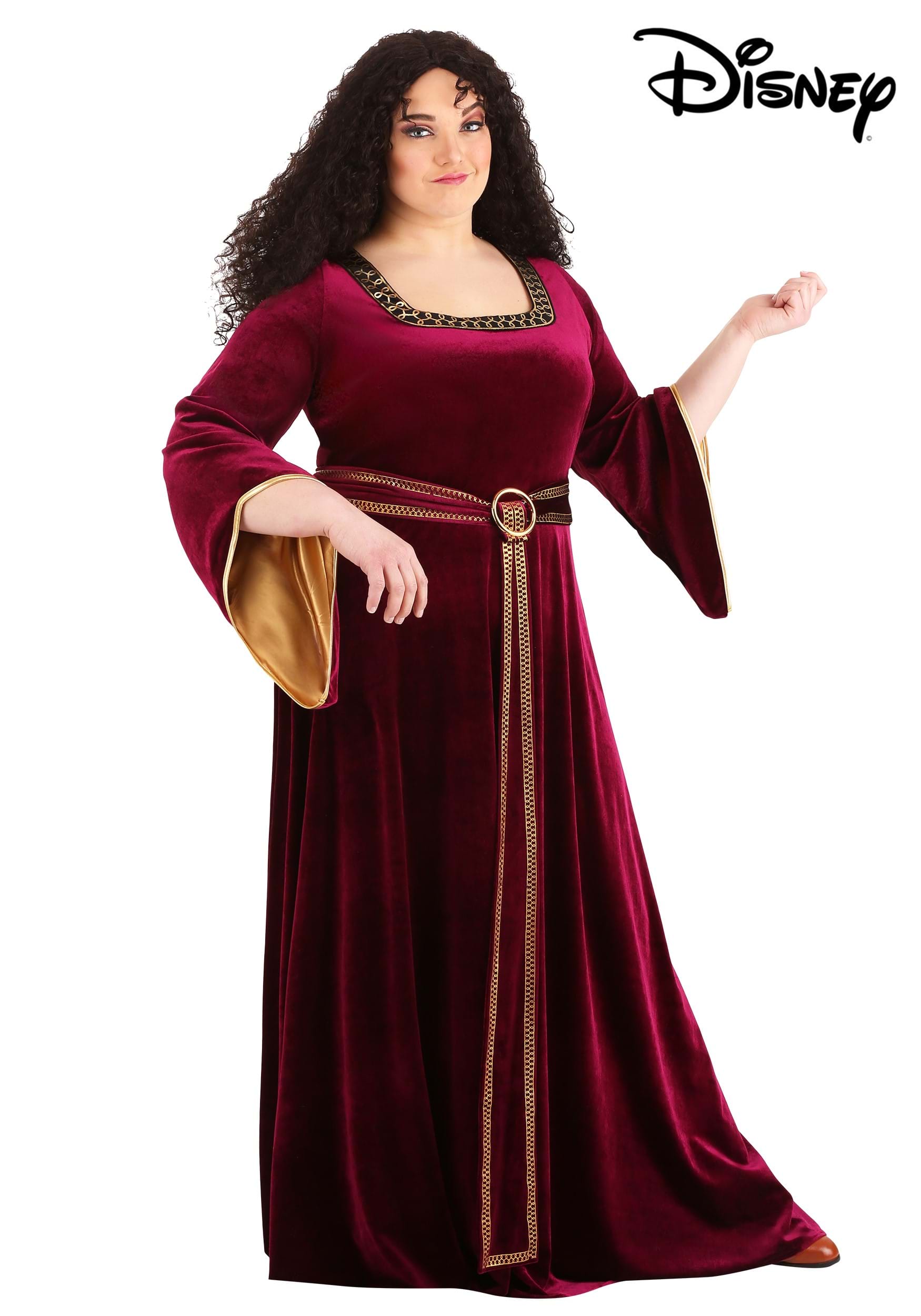 Mother Gothel Costume for Plus Size Women from Disney's Tangled