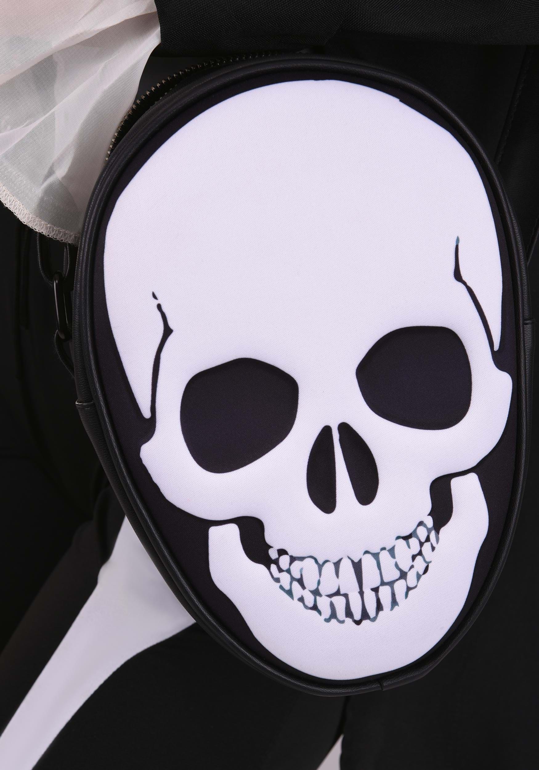 White Skull Halloween Purse 4 White Skull Halloween Purse