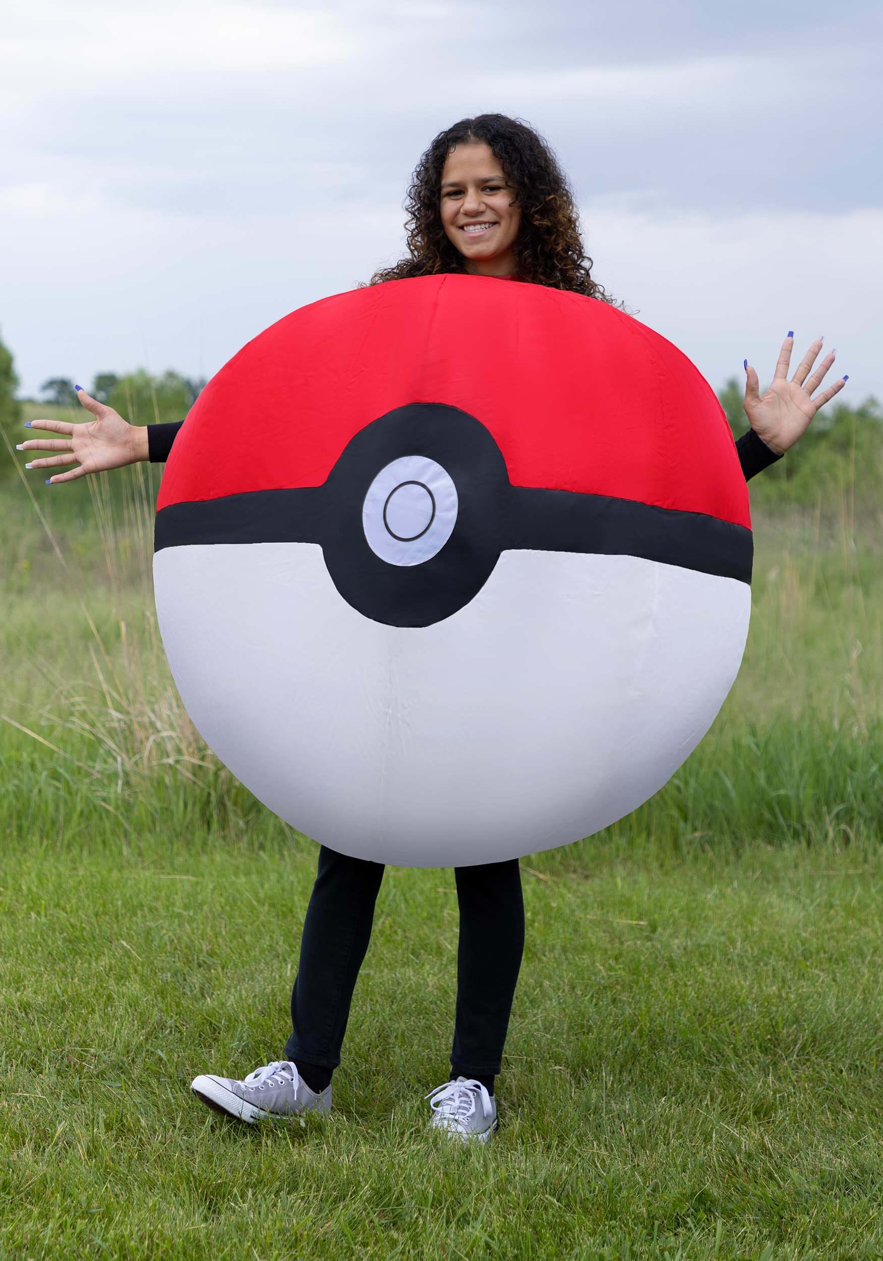 Adult Pok茅mon Pok茅 Ball Inflatable Costume 1 Adult Pok茅mon Pok茅 Ball Inflatable Costume