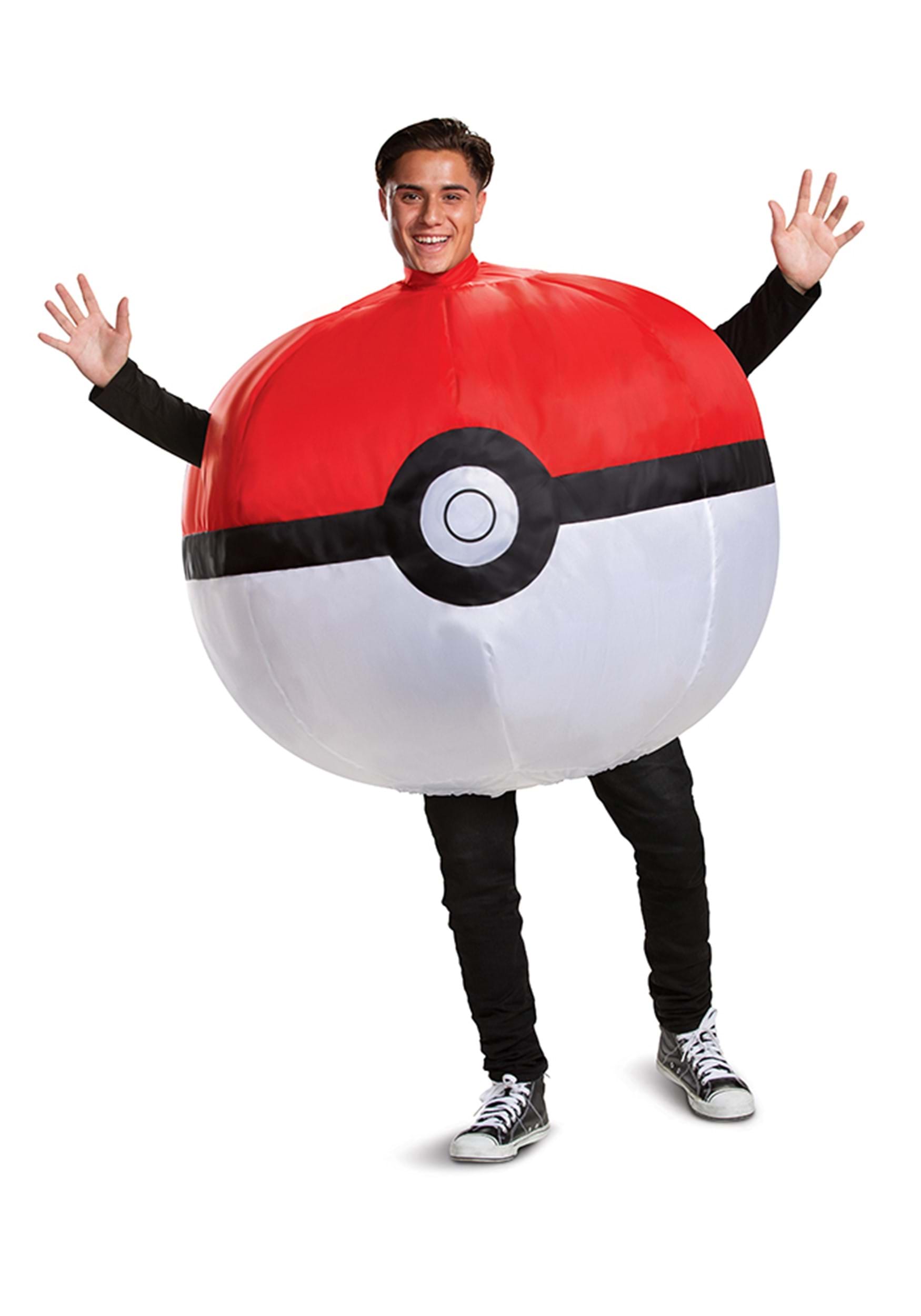 Adult Pok茅mon Pok茅 Ball Inflatable Costume 3 Adult Pok茅mon Pok茅 Ball Inflatable Costume