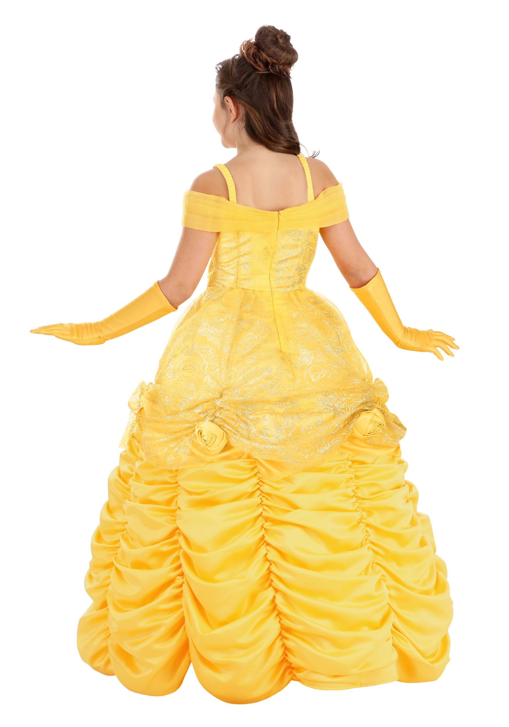 Premium Disney Beauty and the Beast Belle Costume for Girls