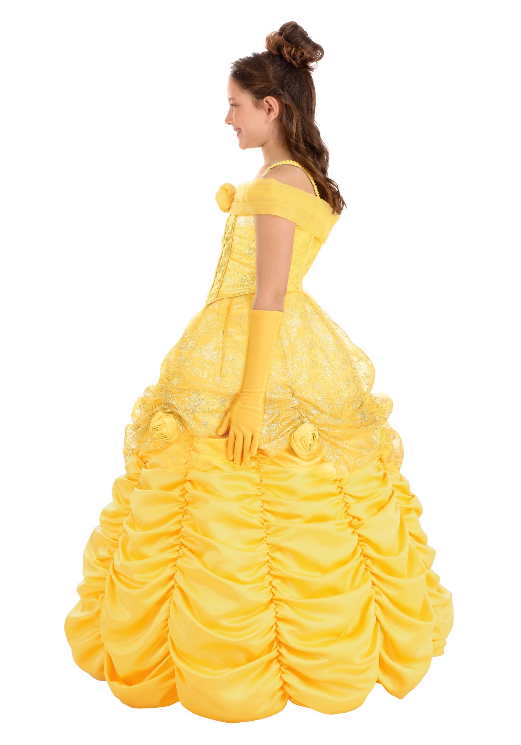Premium Disney Beauty and the Beast Belle Costume for Girls