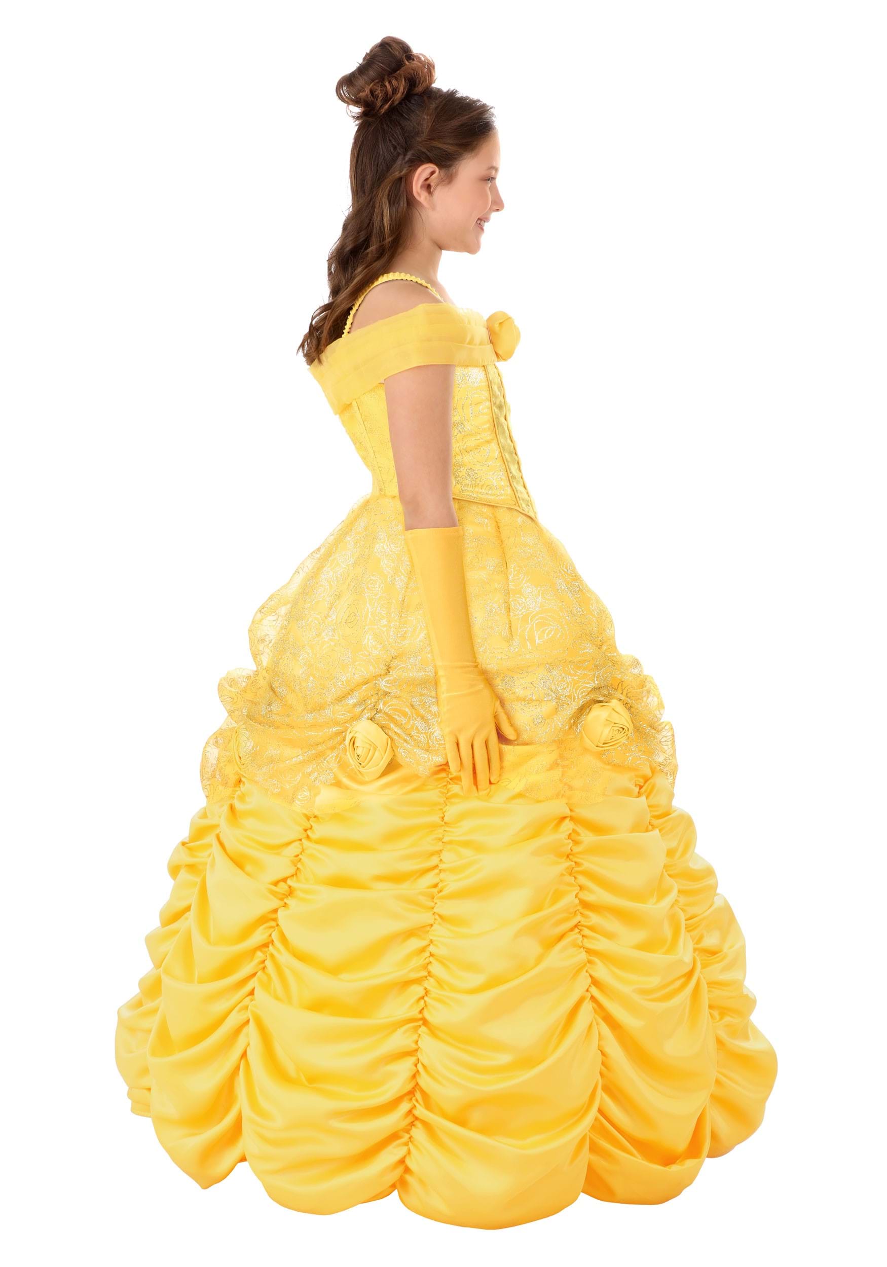 Premium Disney Beauty and the Beast Belle Costume for Girls