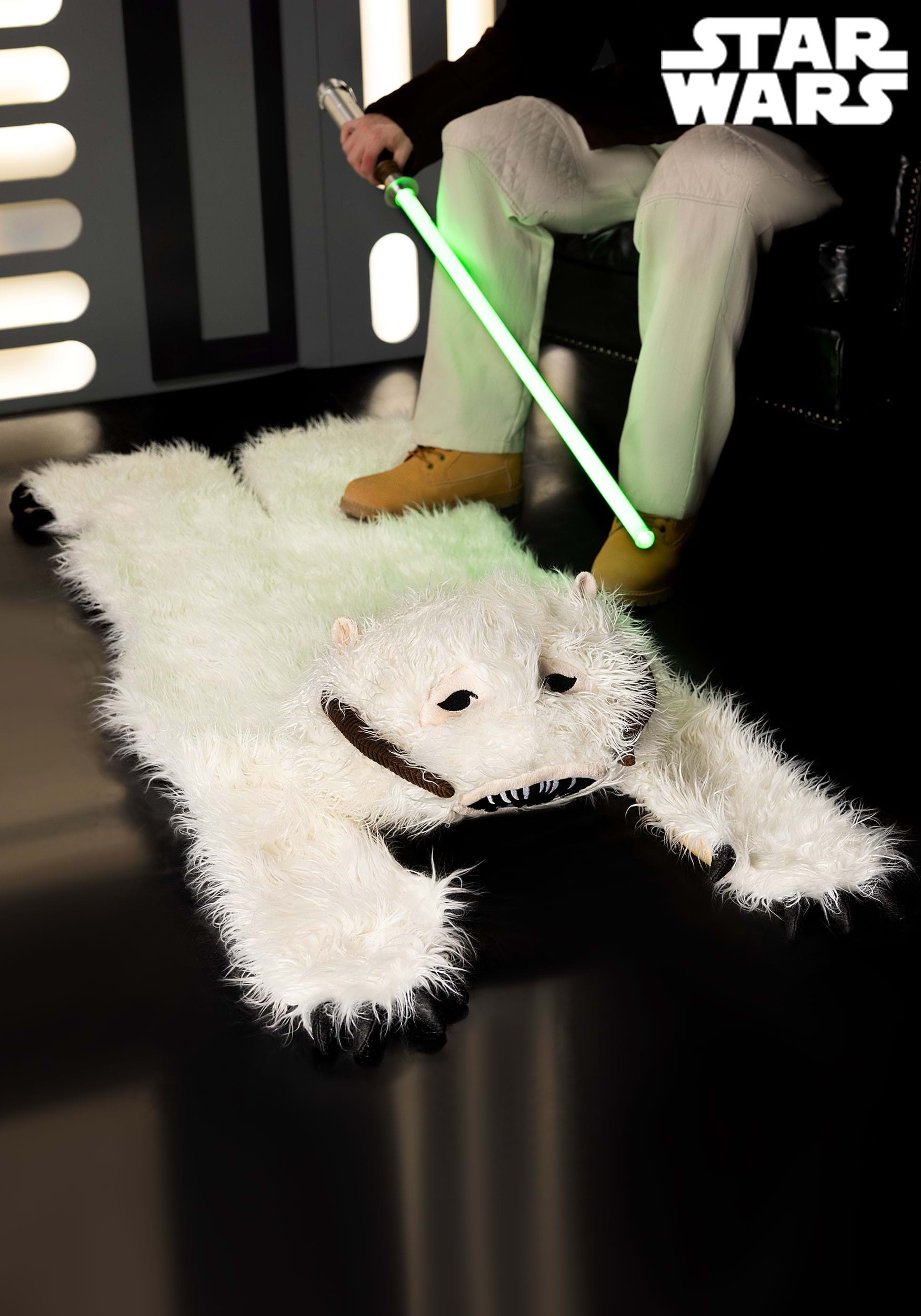 54"L x 26"W Star Wars Fur Wampa Rug Decoration