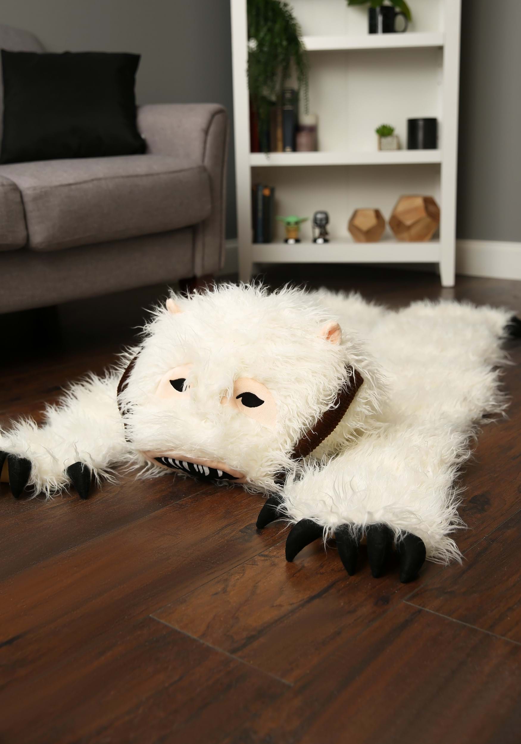 54"L x 26"W Star Wars Fur Wampa Rug Decoration