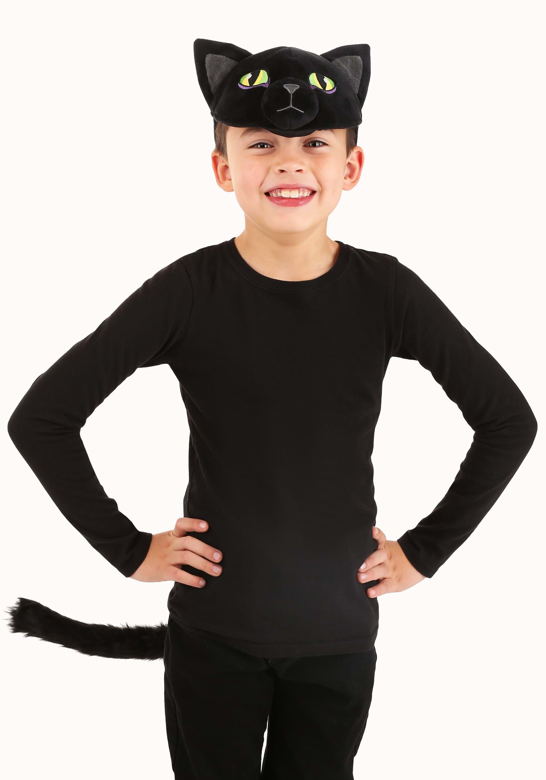 Cat Soft Headband & Tail Accessory Kit