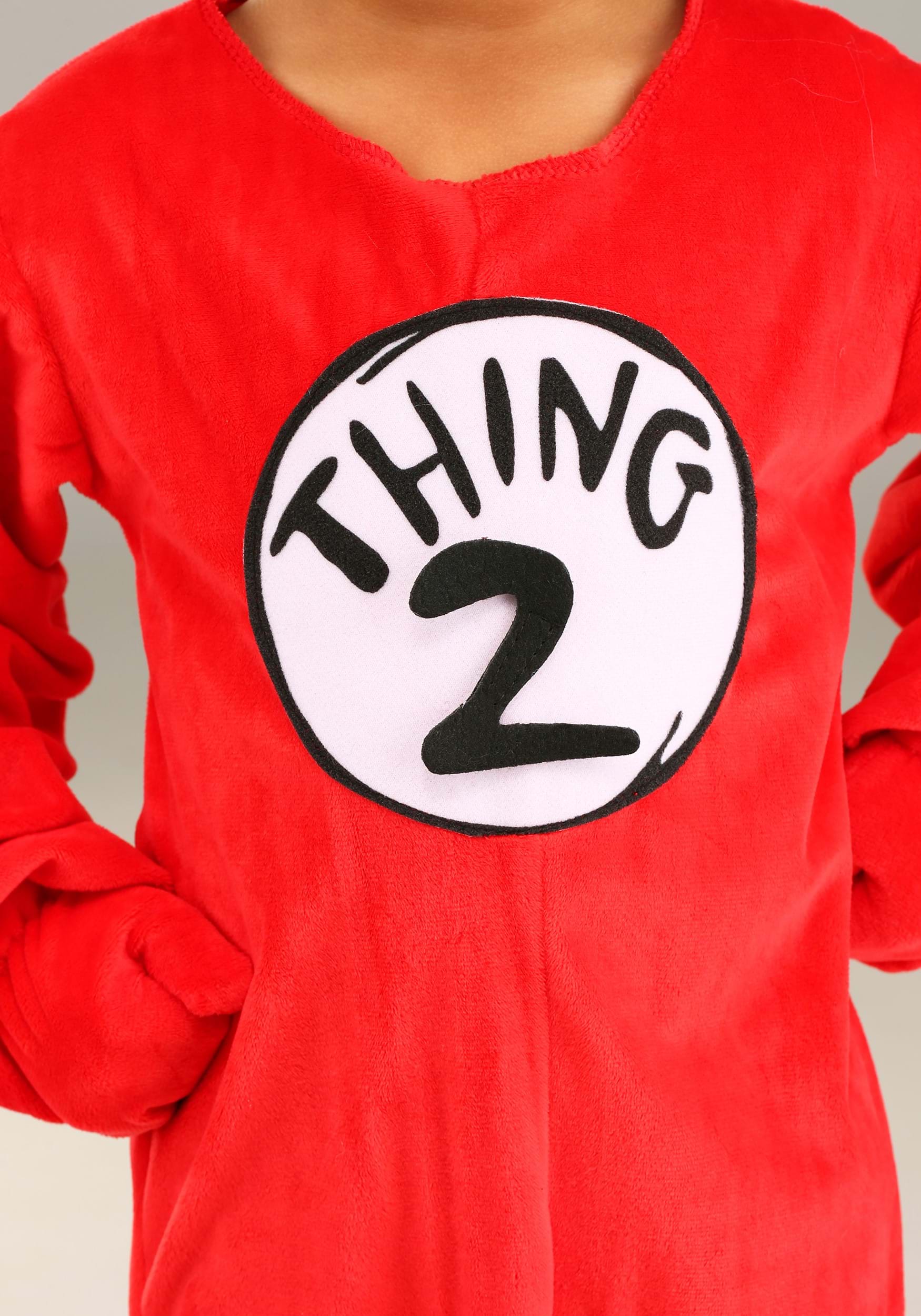 Toddler Dr. Seuss Deluxe Thing 1 & 2 Costume 5 Toddler Dr. Seuss Deluxe Thing 1 & 2 Costume