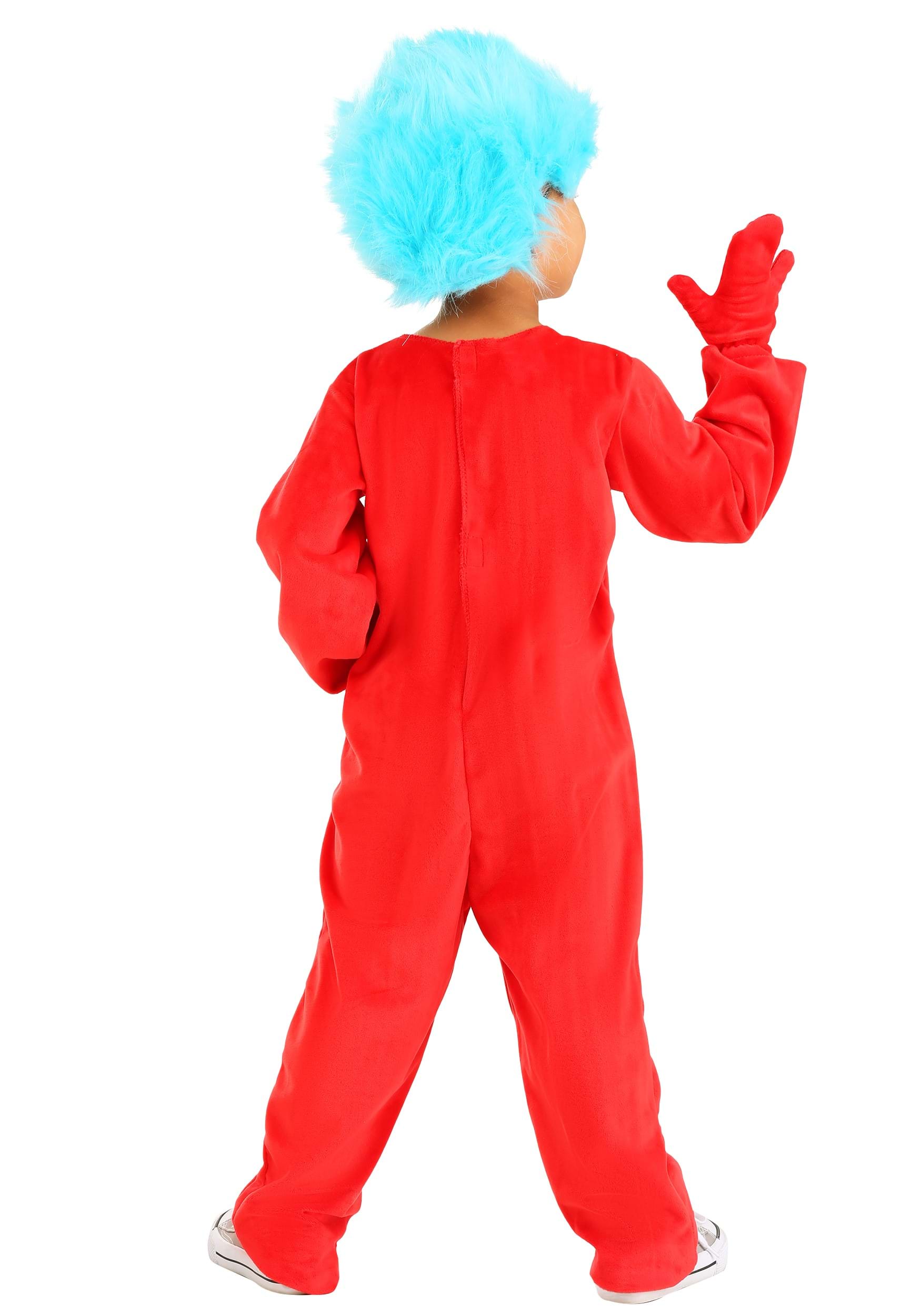 Toddler Dr. Seuss Deluxe Thing 1 & 2 Costume 6 Toddler Dr. Seuss Deluxe Thing 1 & 2 Costume