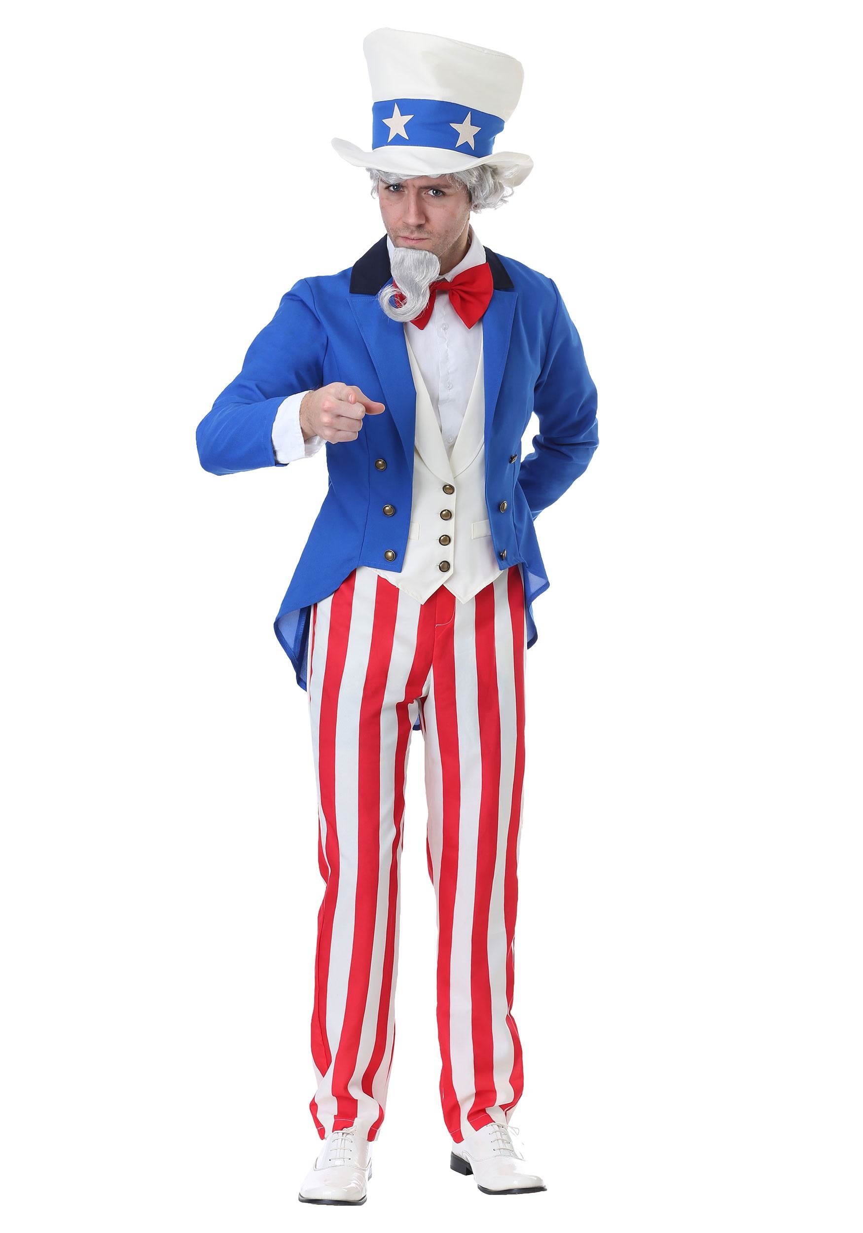 Plus Size Classic Uncle Sam Costume for Men