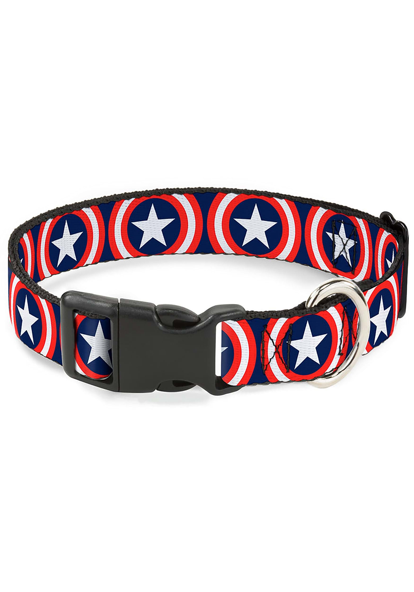 Captain America Shield Plastic Pet Clip Collar3