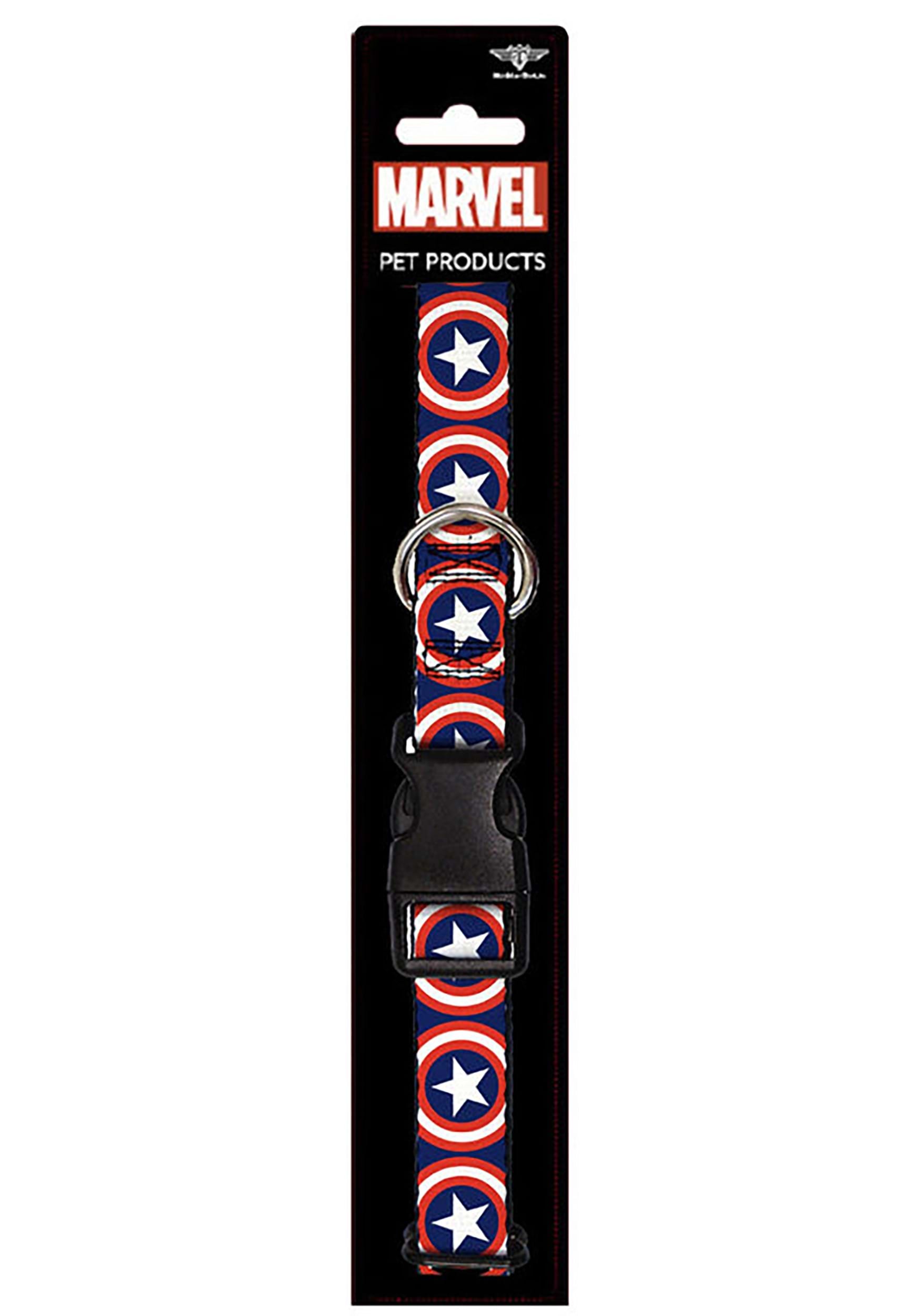 Captain America Shield Plastic Pet Clip Collar3
