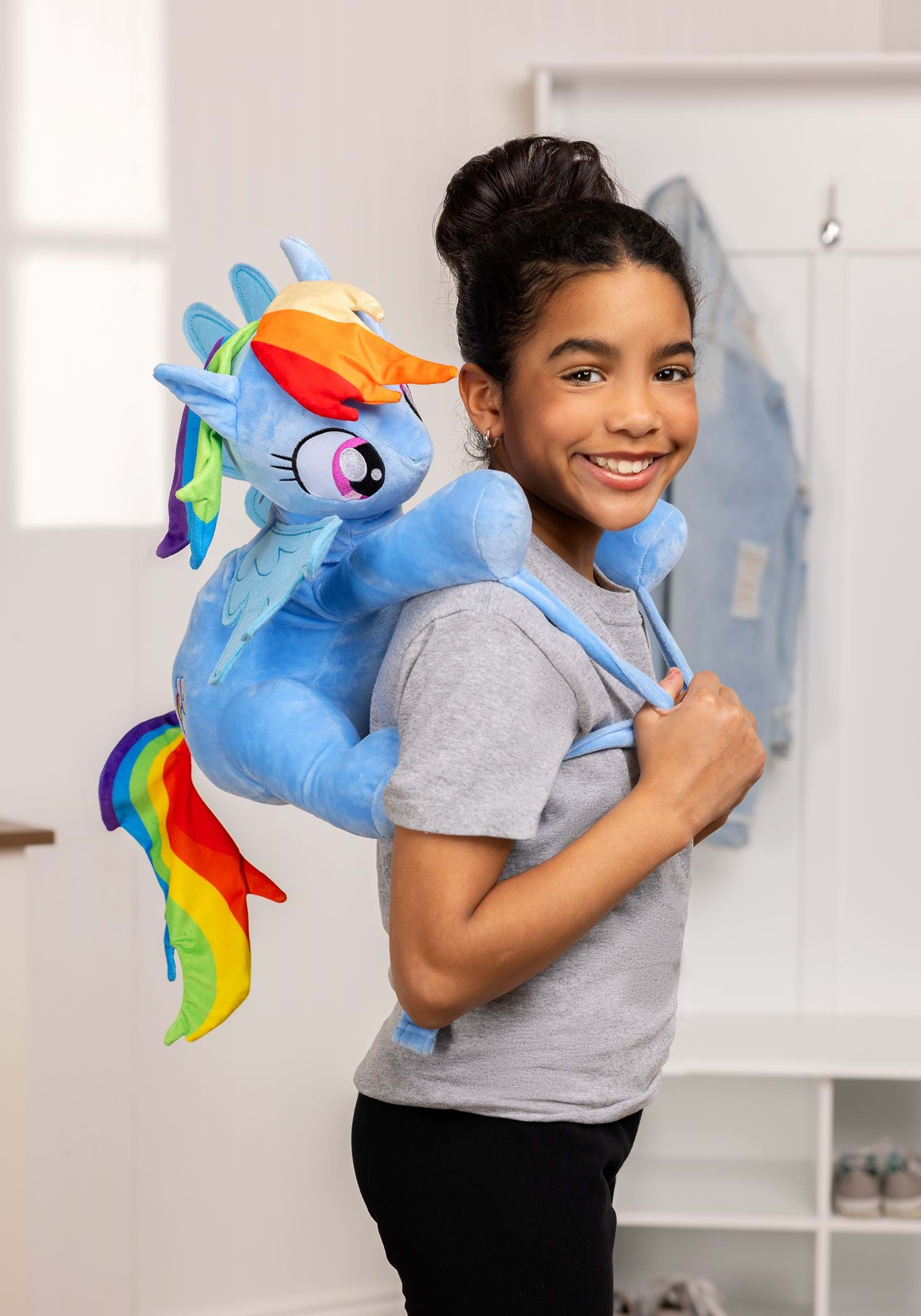 My Little Pony Rainbow Dash Kid's Plush Backpack