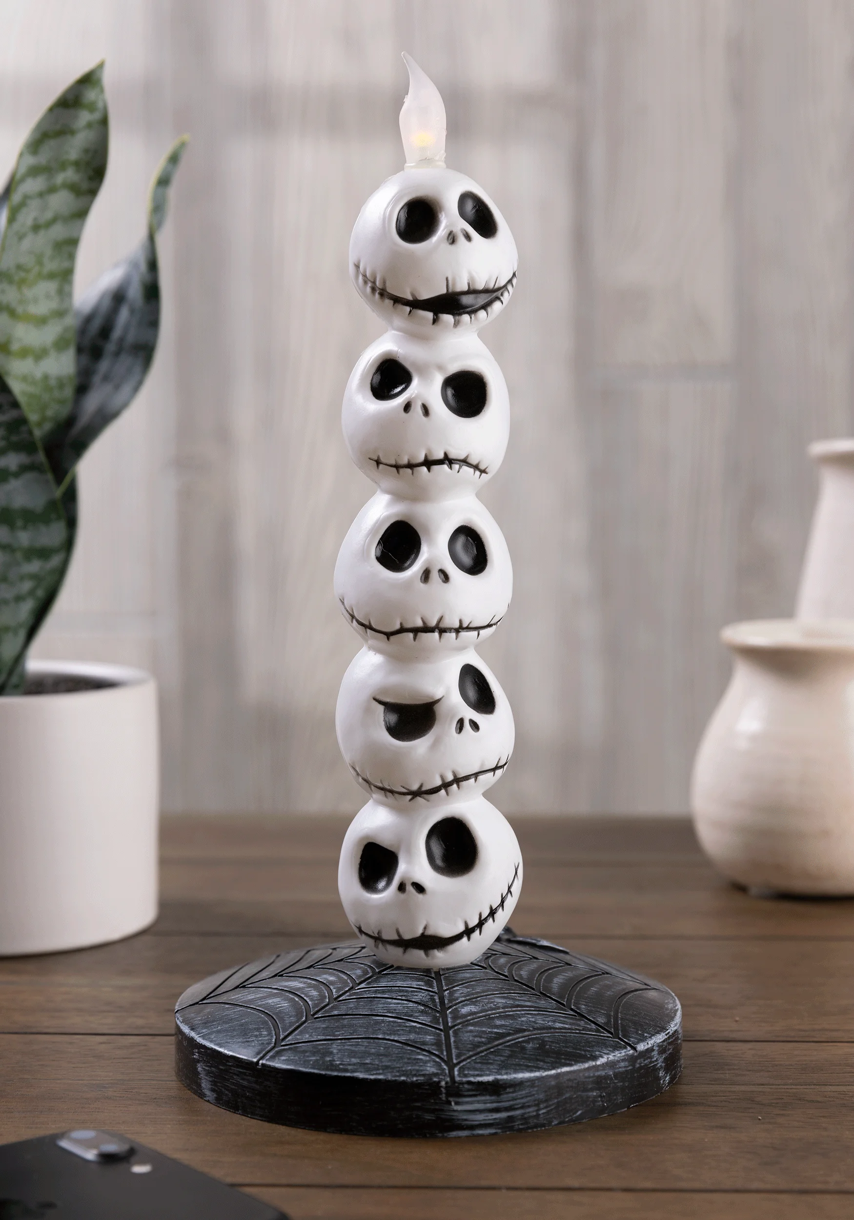 9-Inch Light Up Disney Nightmare Before Christmas Jack Skellington Candle Decoration 1 9-Inch Light Up Disney Nightmare Before Christmas Jack Skellington Candle Decoration
