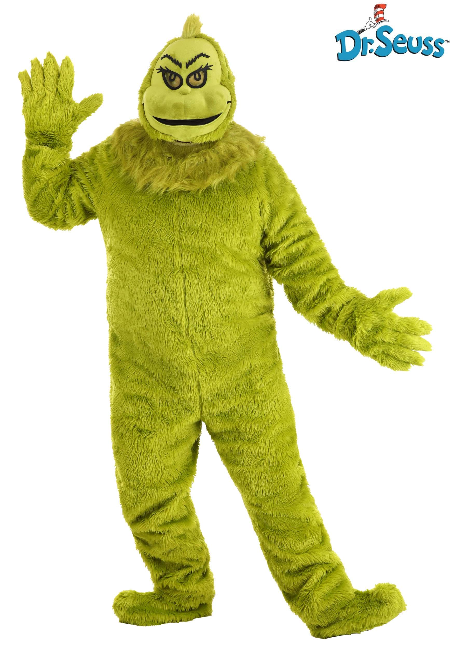 Plus Size The Grinch Adult Premium Costume 1 Plus Size The Grinch Adult Premium Costume