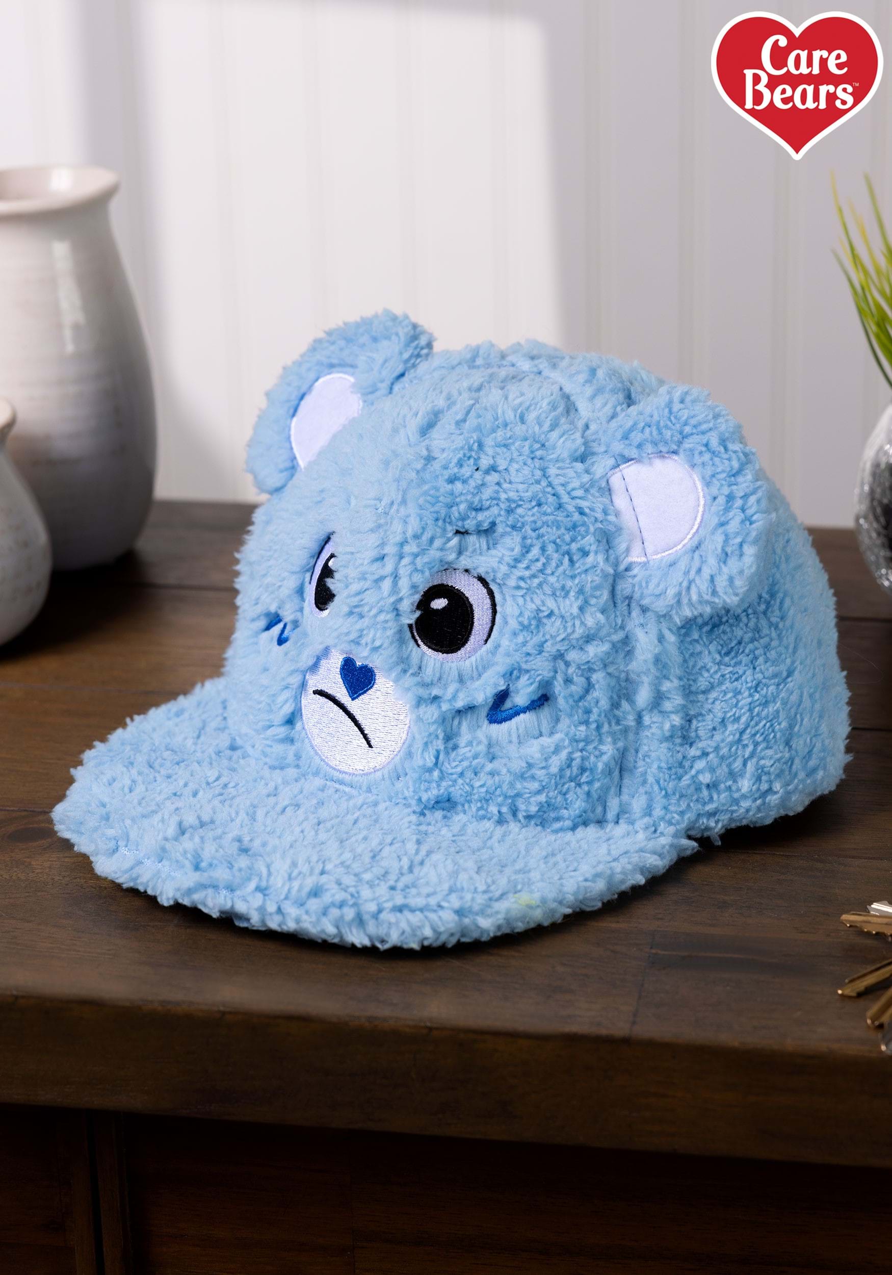 Grumpy Bear Care Bears Fuzzy Cap