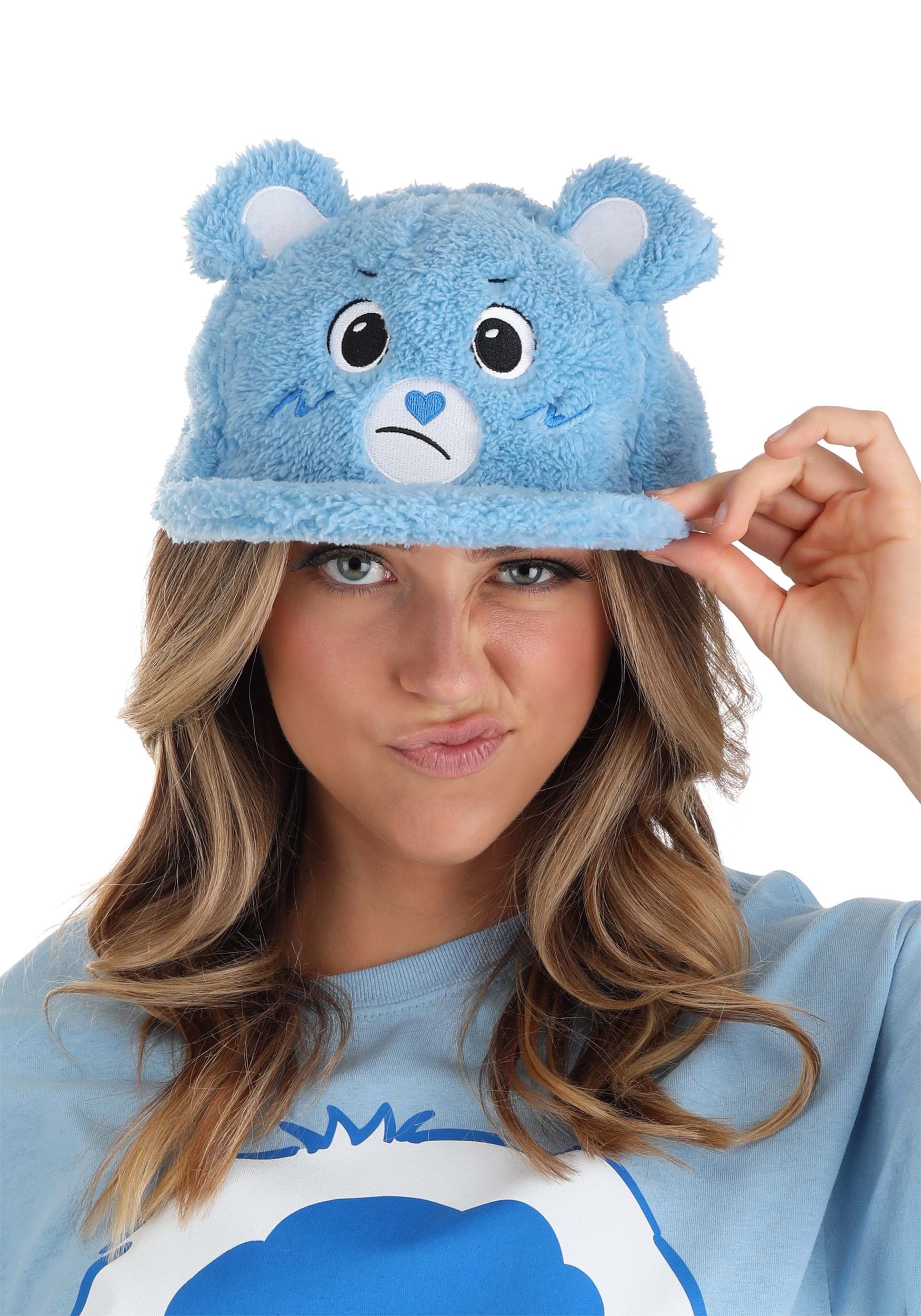 Grumpy Bear Care Bears Fuzzy Cap