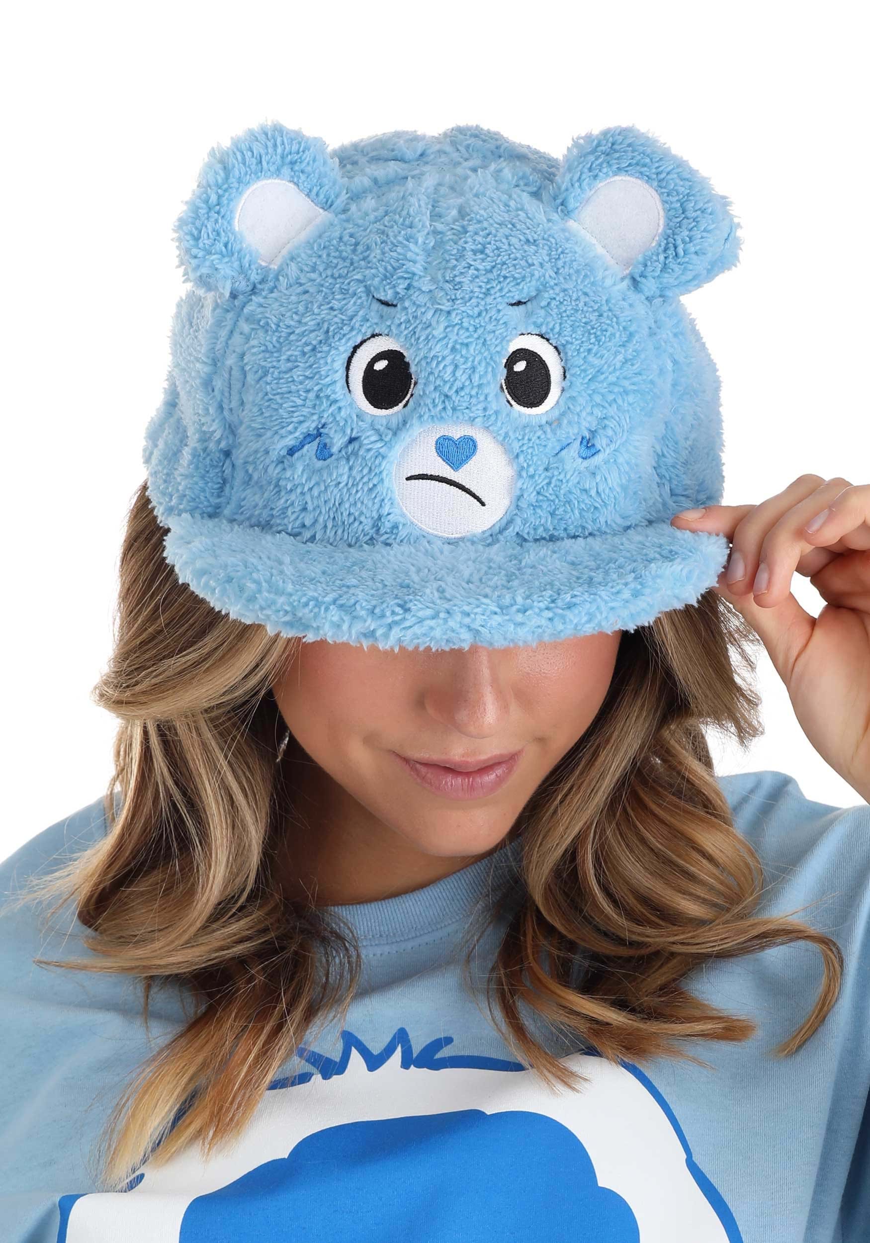 Grumpy Bear Care Bears Fuzzy Cap