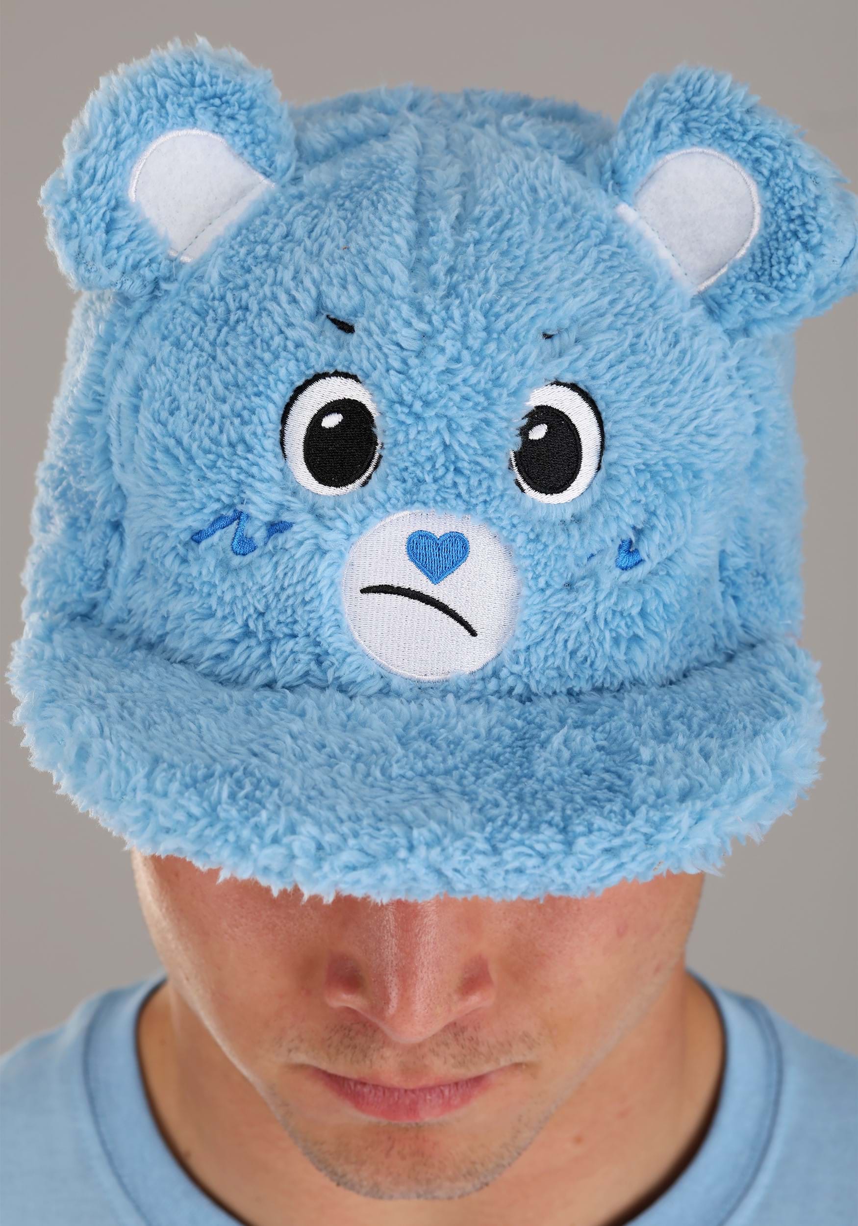 Grumpy Bear Care Bears Fuzzy Cap