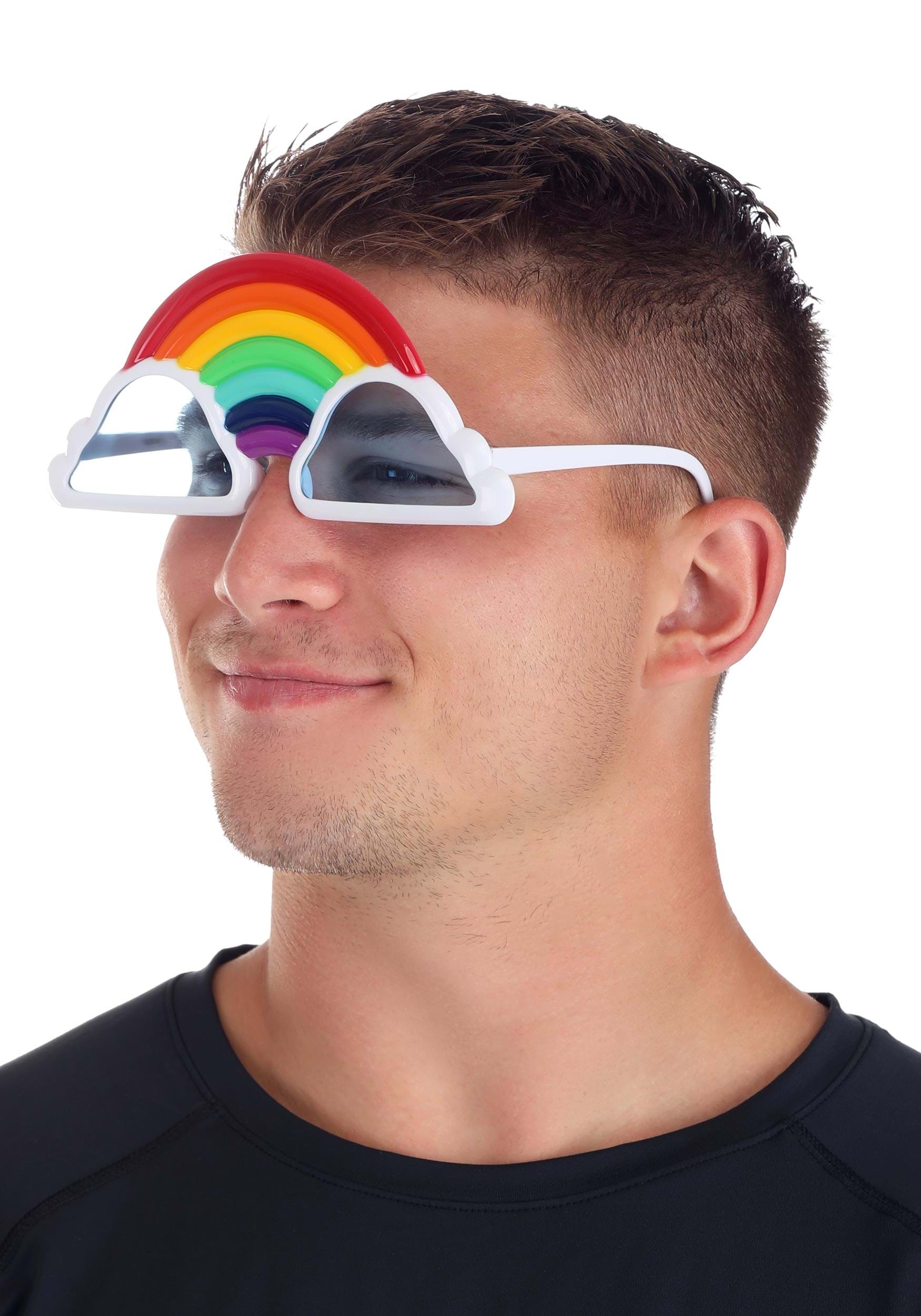 Tinted Follow the Rainbow Costume Glasses 2 Tinted Follow the Rainbow Costume Glasses