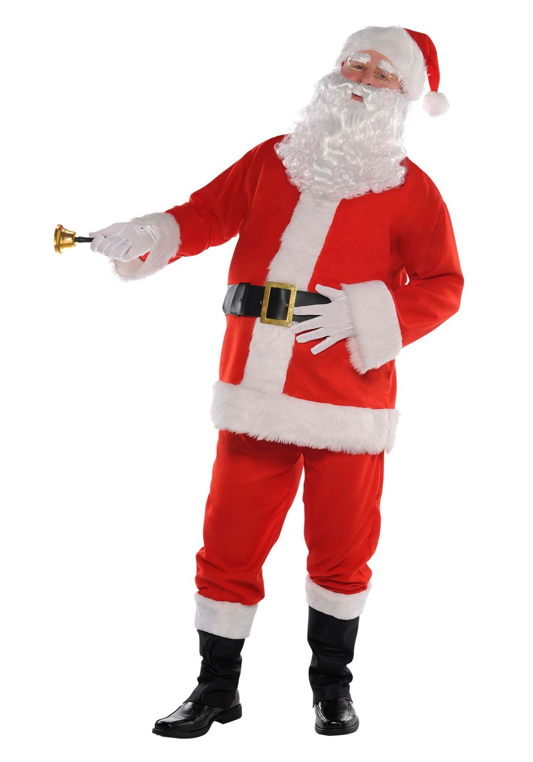 Adult Seasonal Santa Suit Pullover Costume
