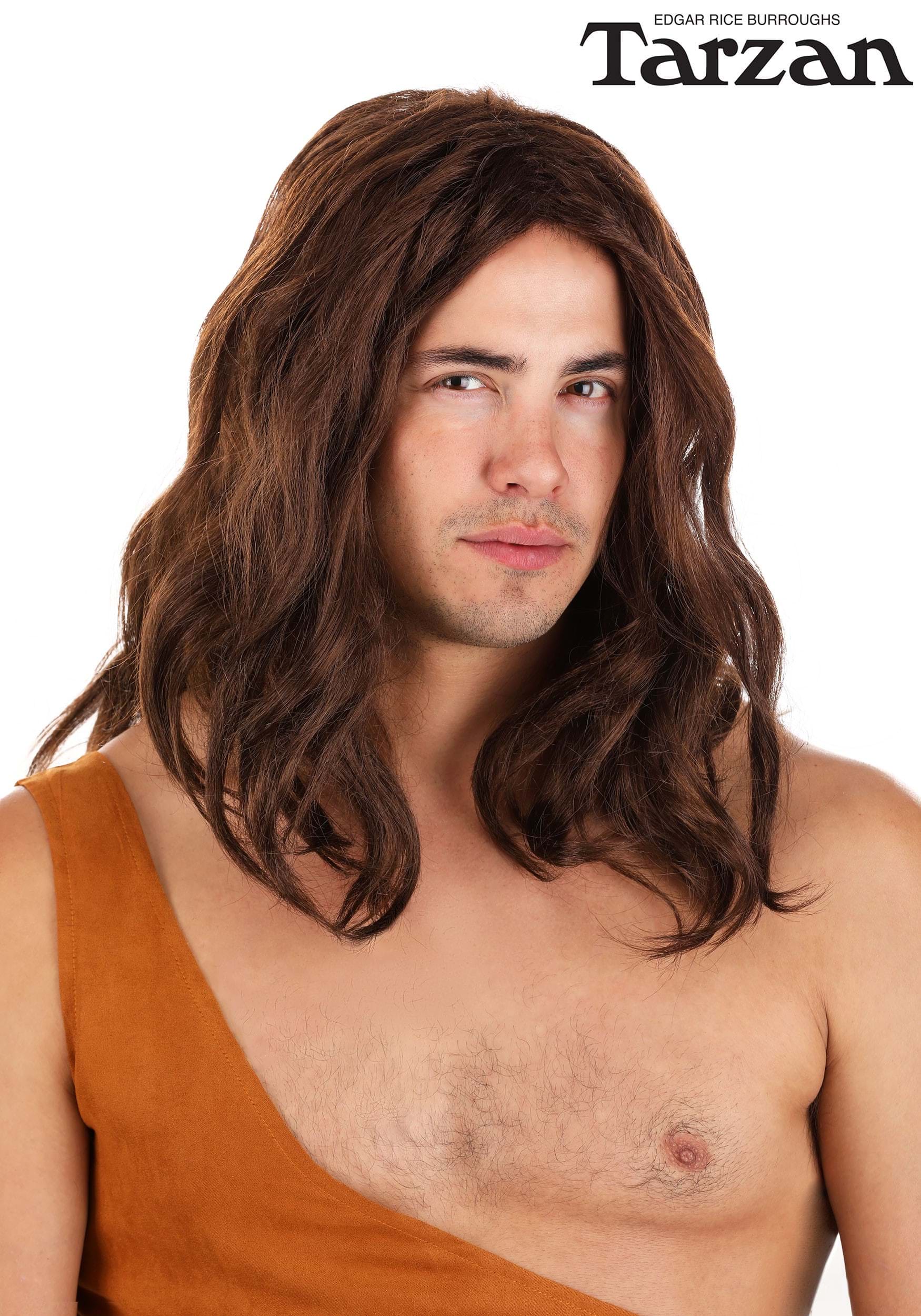 Tarzan Brown Adult Wig