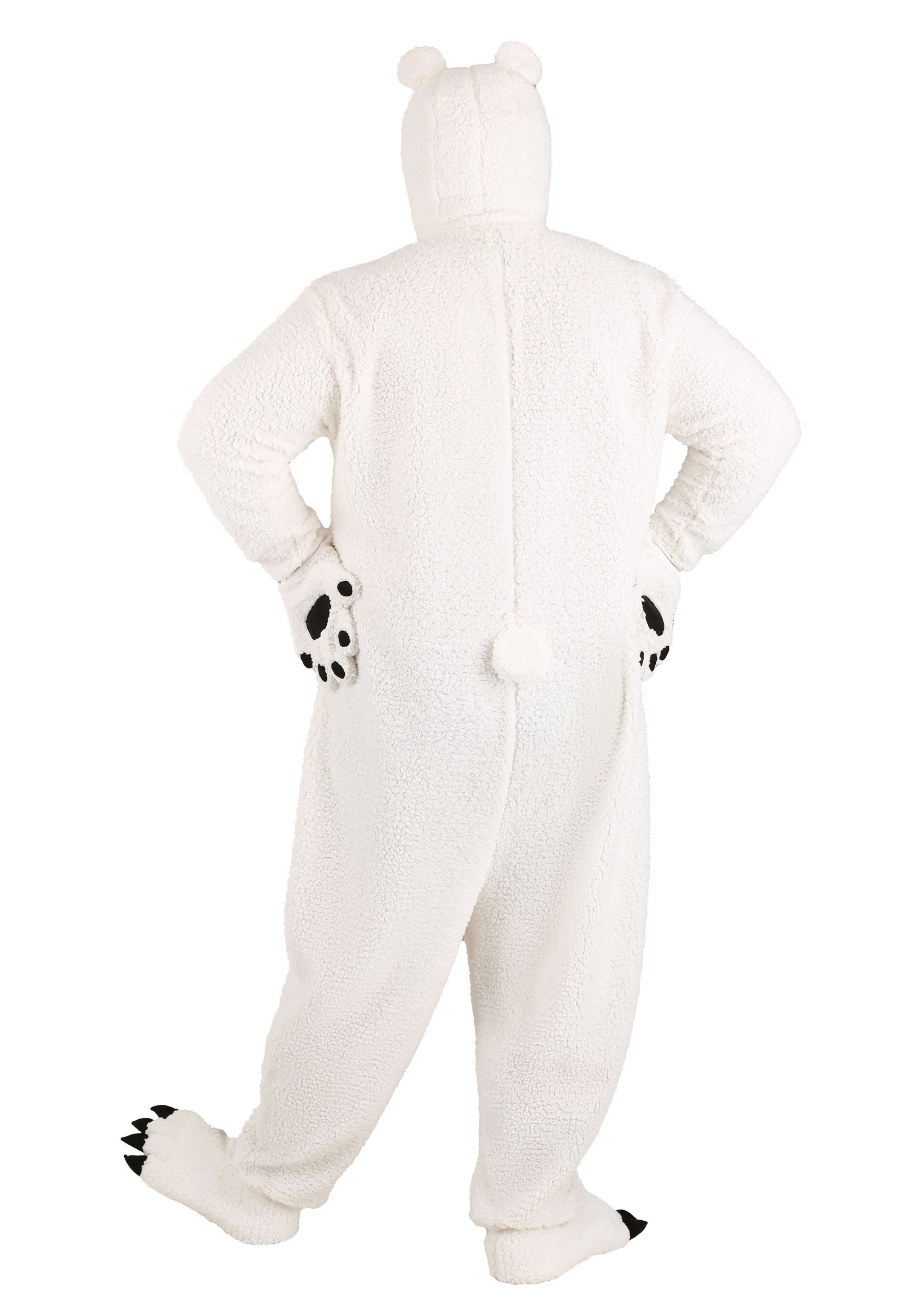 Adult Plus Size Arctic Polar Bear Costume 2 Adult Plus Size Arctic Polar Bear Costume