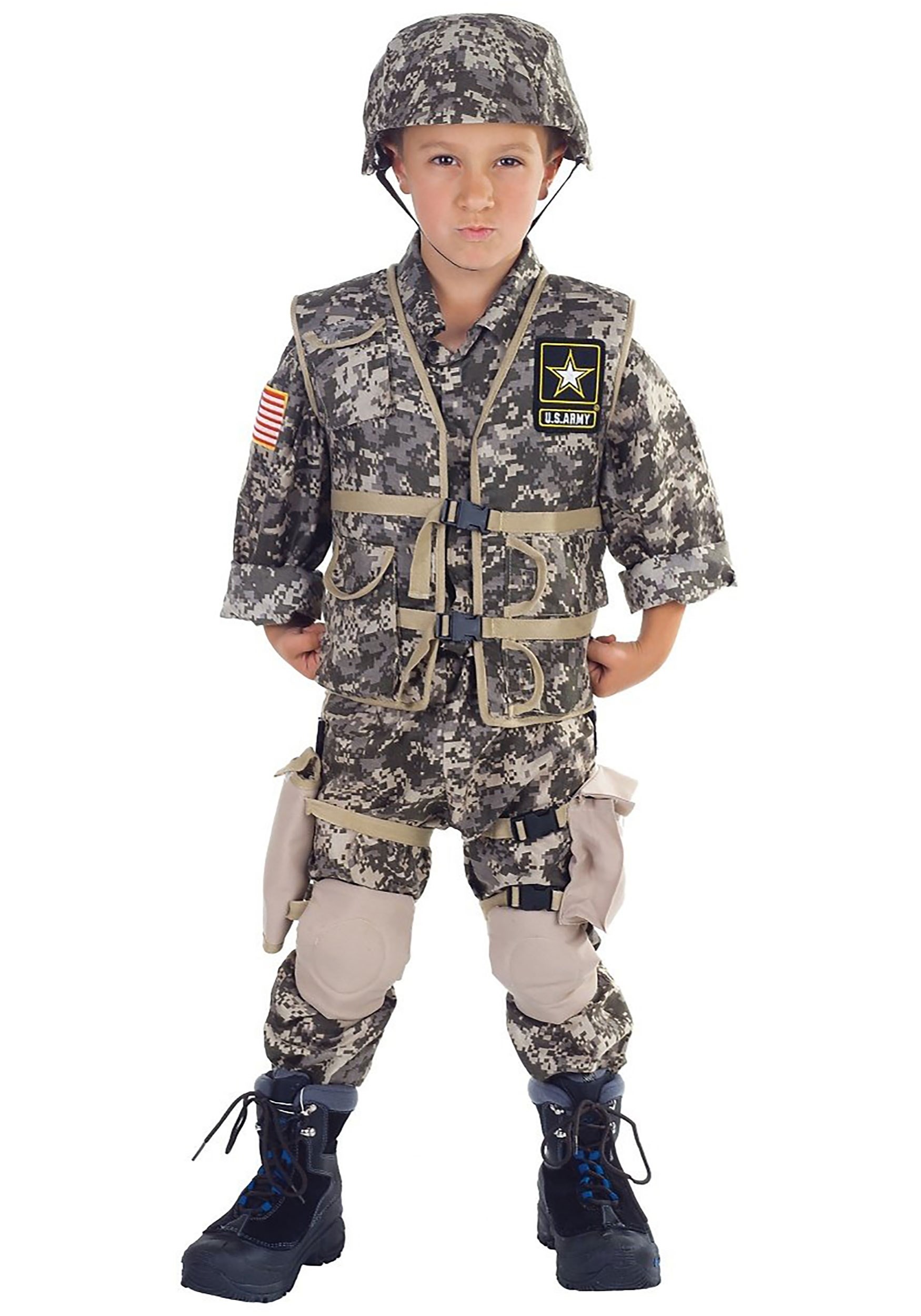 Deluxe Army Ranger Kids Costume 1 Deluxe Army Ranger Kids Costume