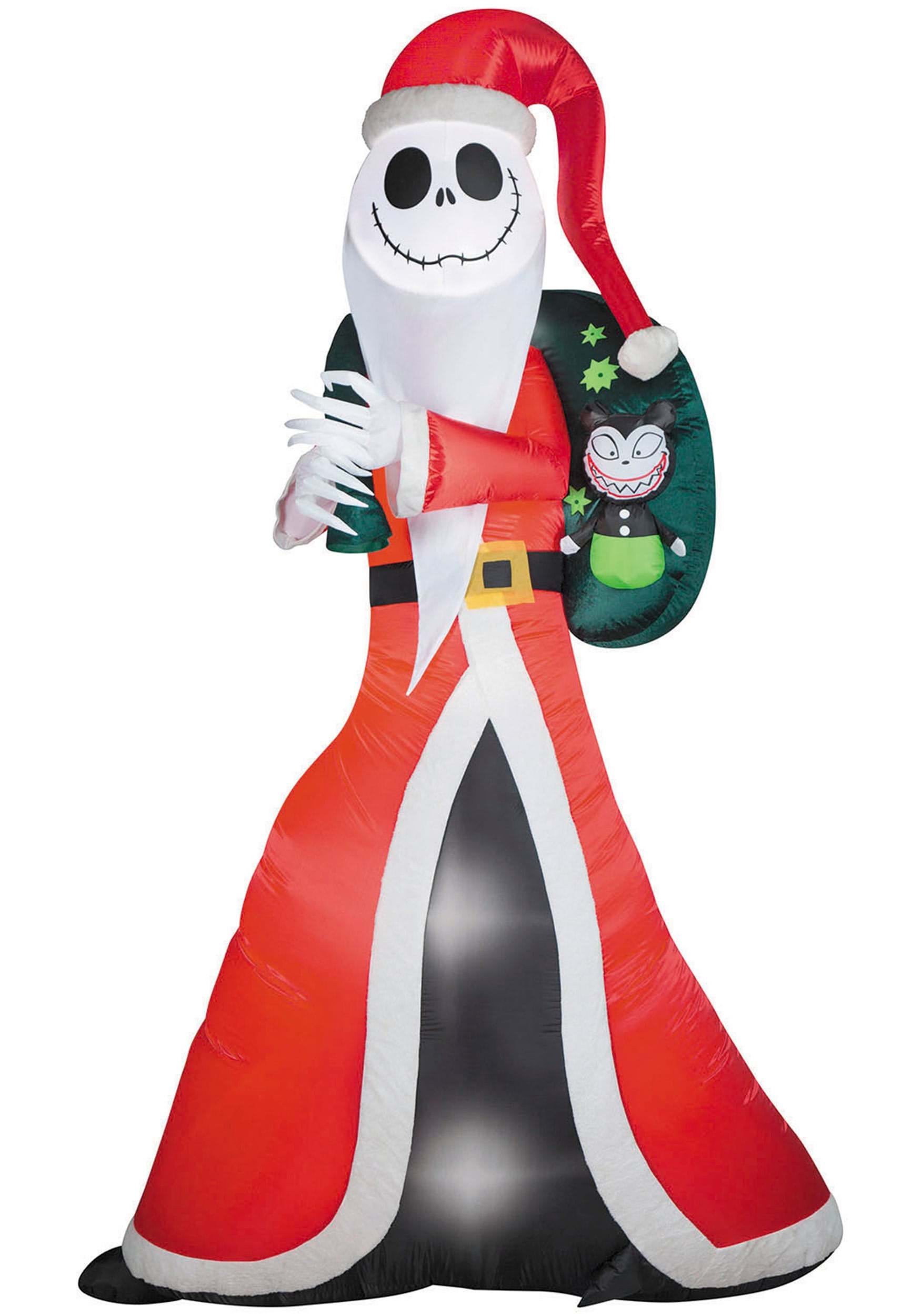 10FT Disney Jack Skellington Inflatable "Sandy Claws" Decoration
