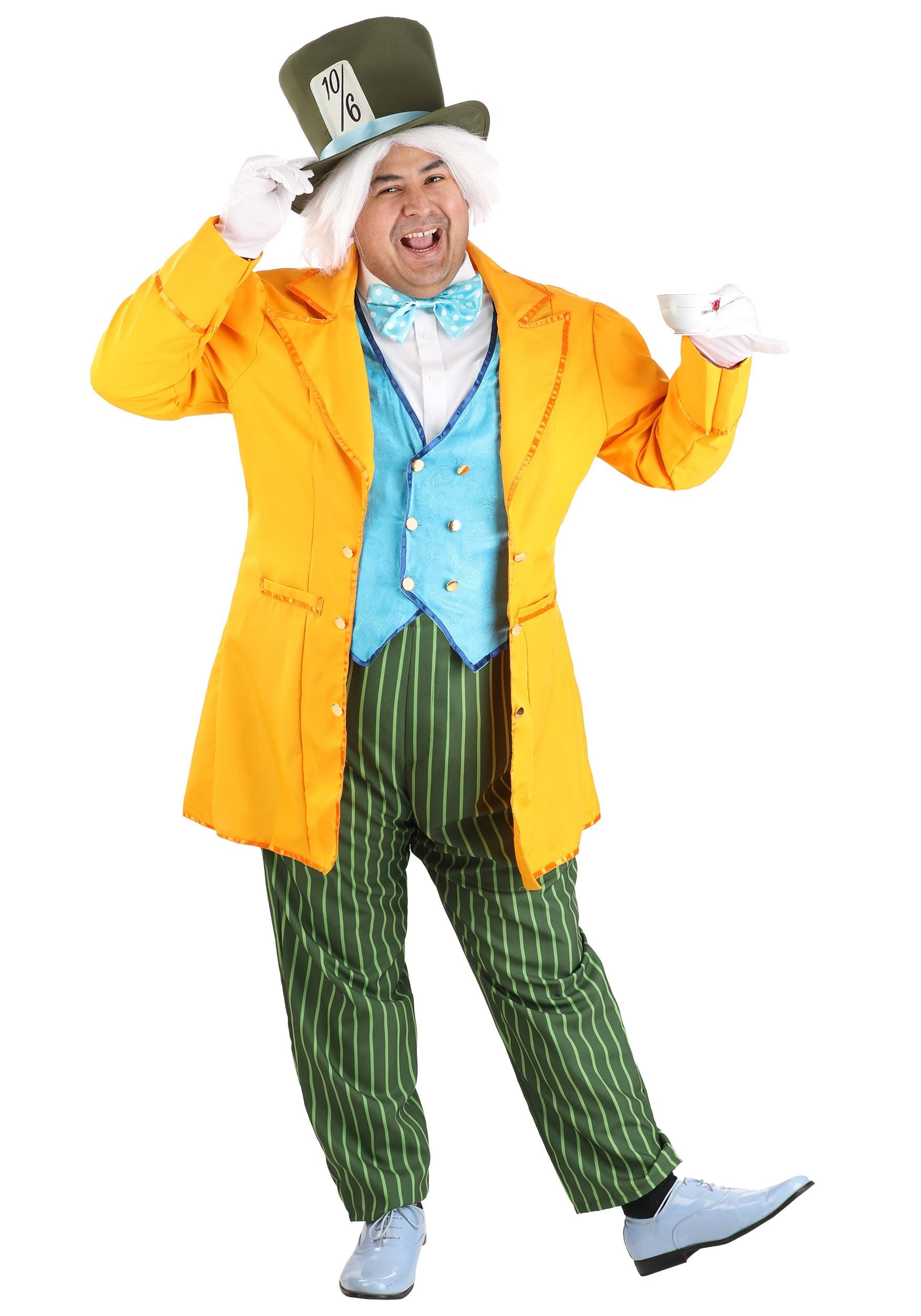 Plus Size Classic Mad Hatter Costume for Men