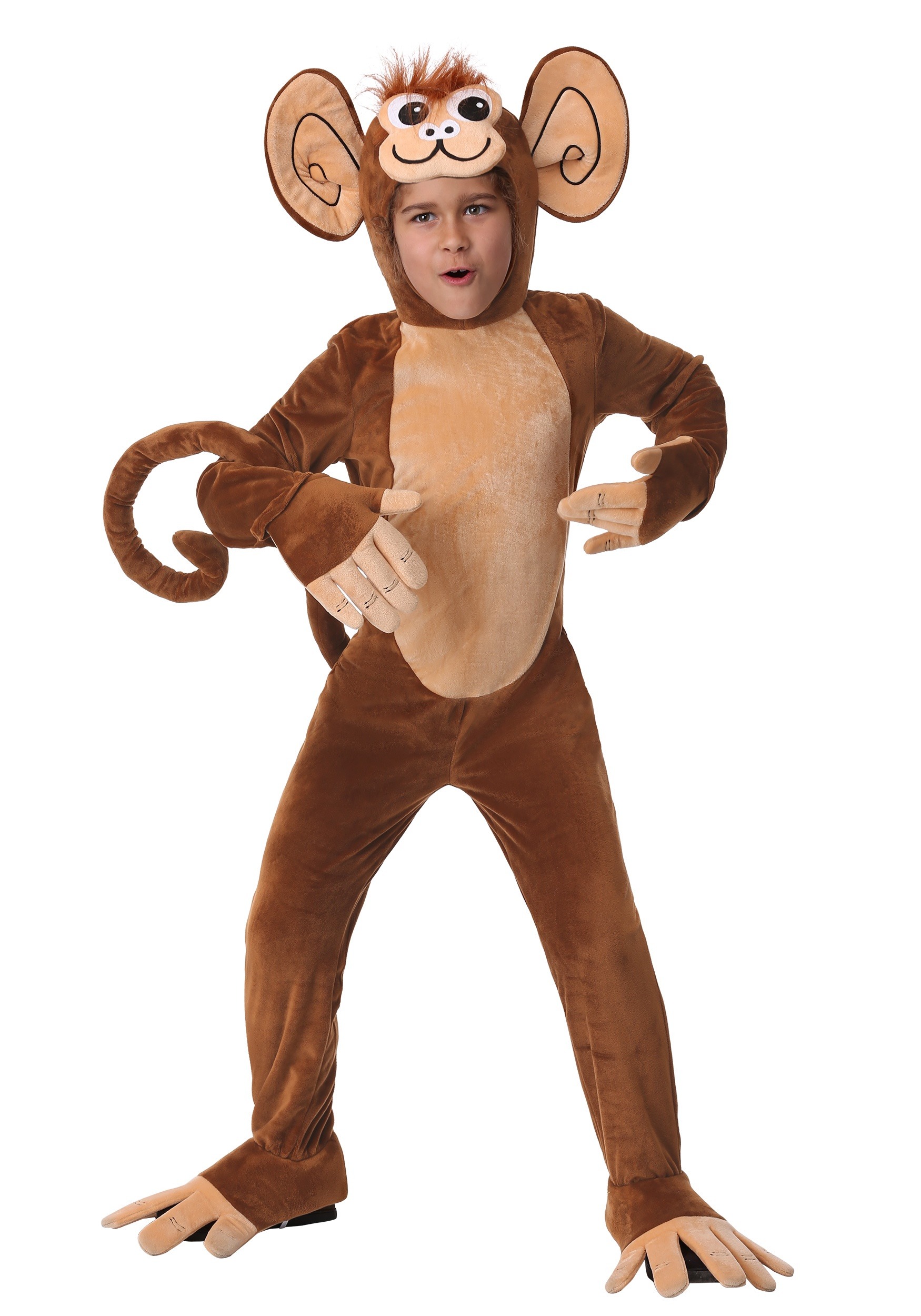 Child Brown Funky Monkey Costume