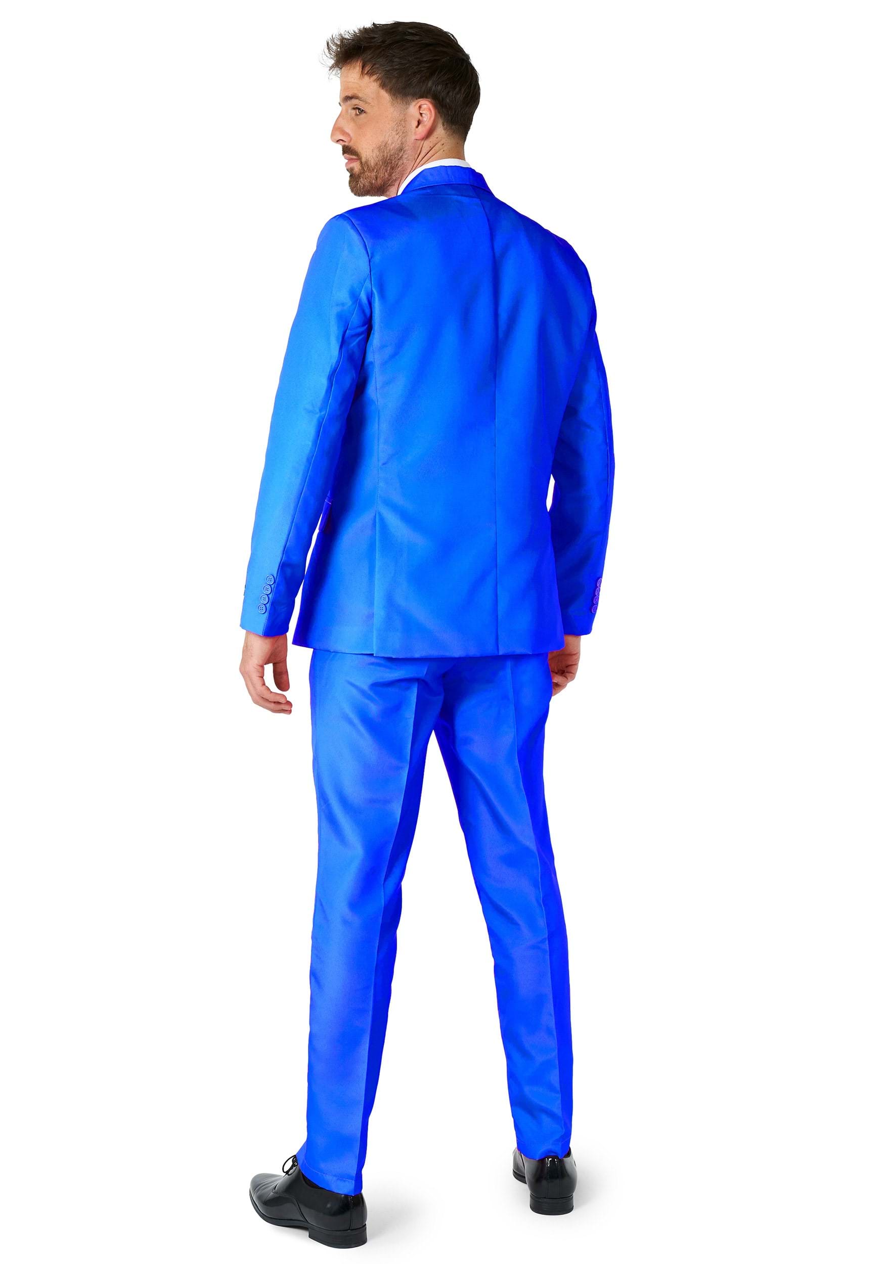 Suitmeister Solid Blue Suit for Men