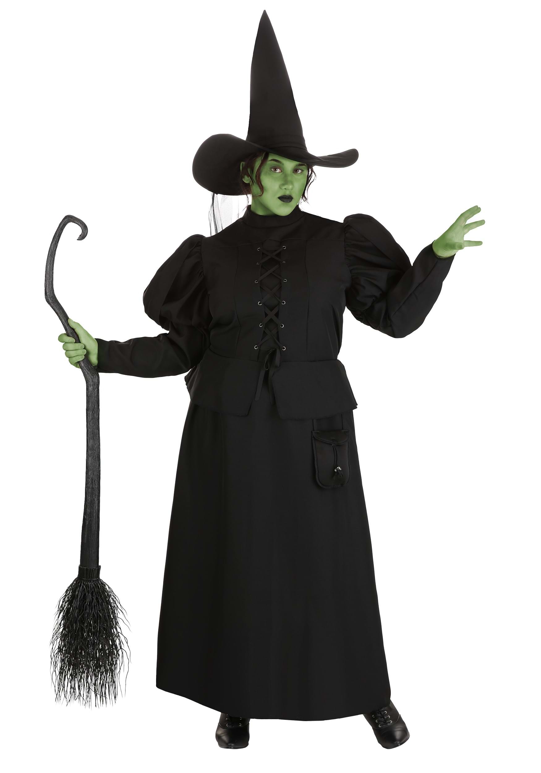 Women's Plus Size Wizard of Oz Wicked Witch Costume 1 Women's Plus Size Wizard of Oz Wicked Witch Costume
