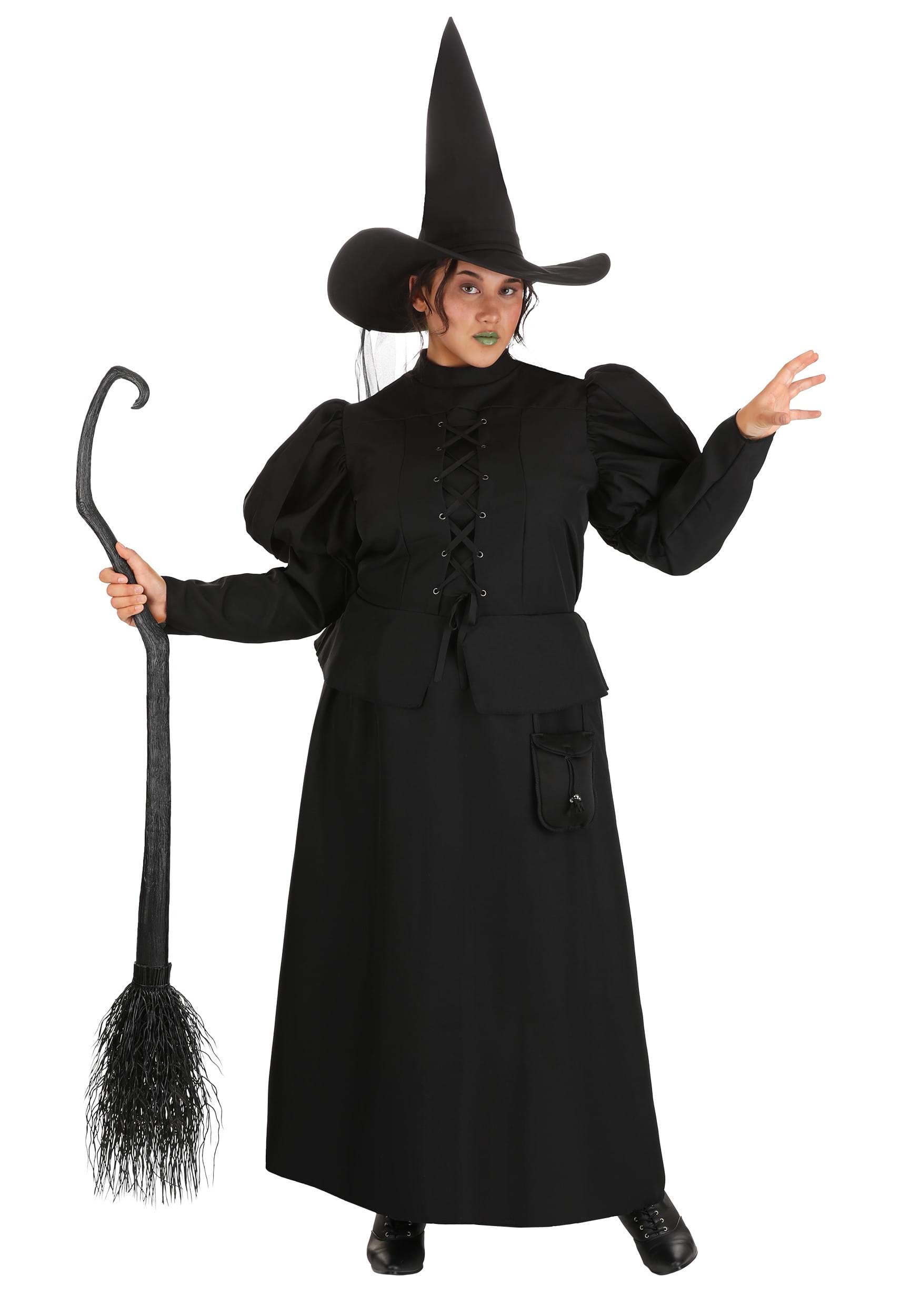 Women's Plus Size Wizard of Oz Wicked Witch Costume 3 Women's Plus Size Wizard of Oz Wicked Witch Costume