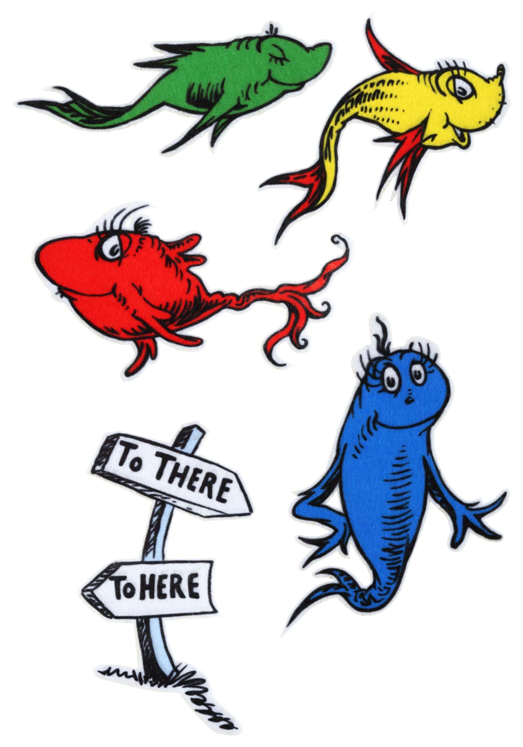 Dr. Seuss One Fish Two Fish Patch Set 2 Dr. Seuss One Fish Two Fish Patch Set