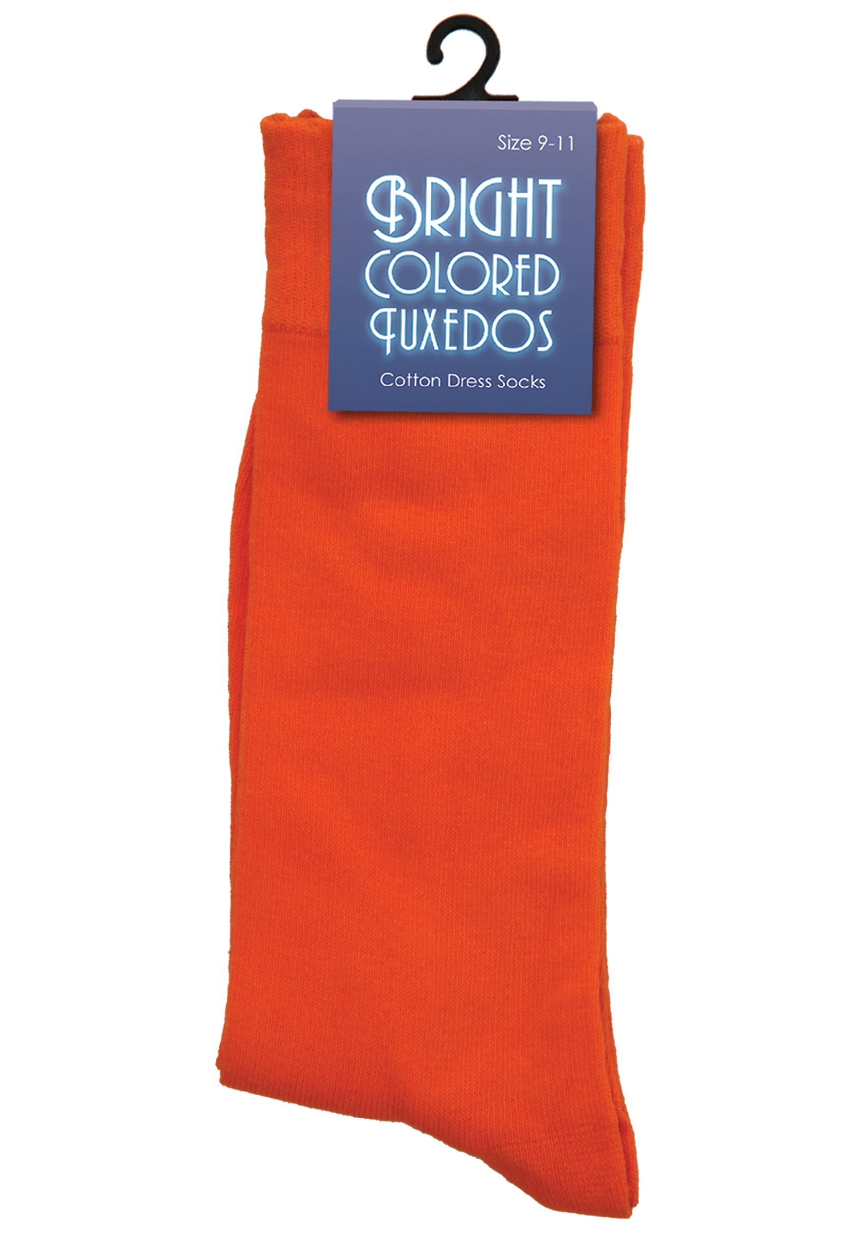 Adult Bright Orange Costume Socks 1 Adult Bright Orange Costume Socks