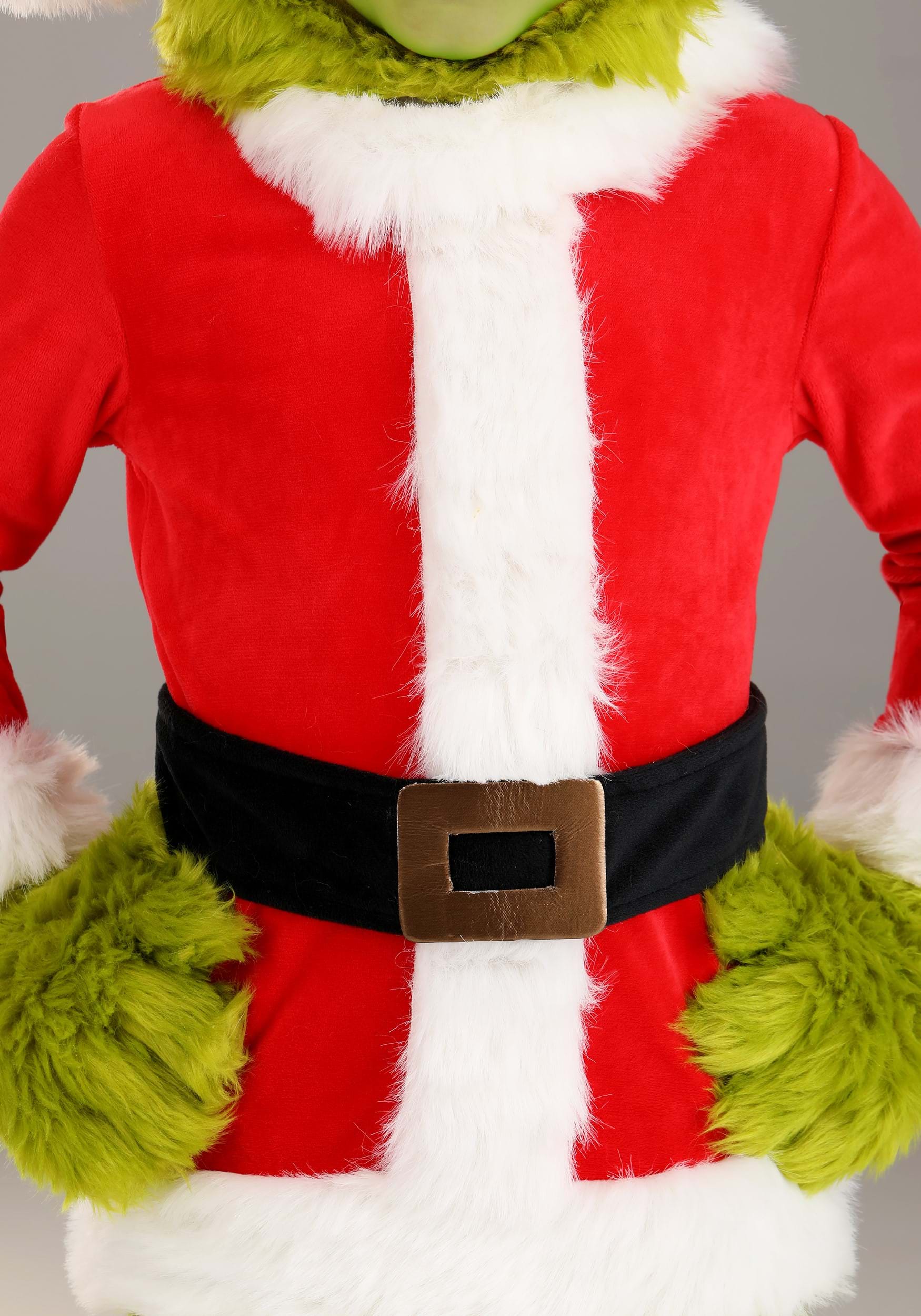 Toddler Grinch Santa Dr. Seuss Open Face Costume