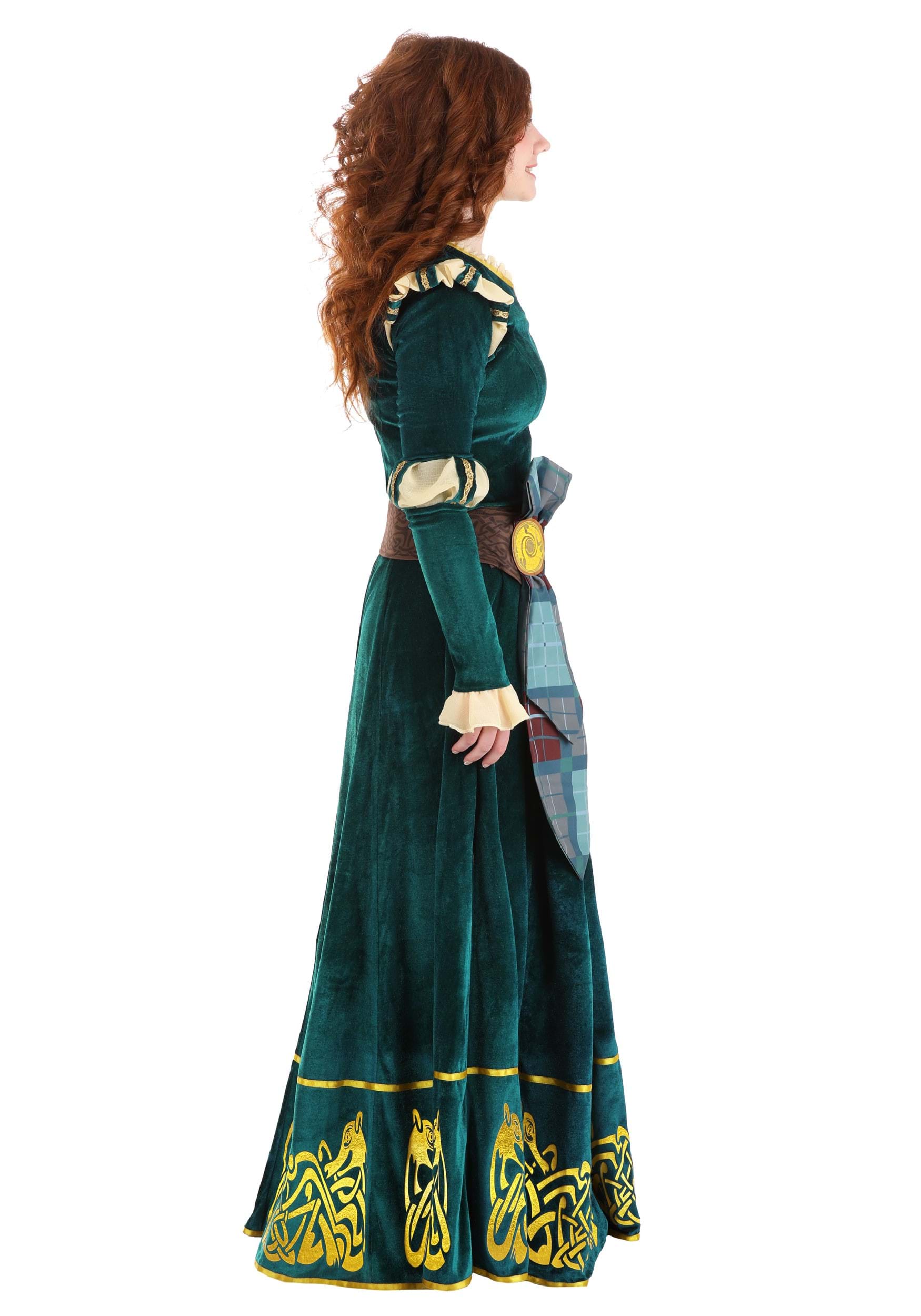 Disney Brave Premium Merida Costume Dress for Women 6 Disney Brave Premium Merida Costume Dress for Women