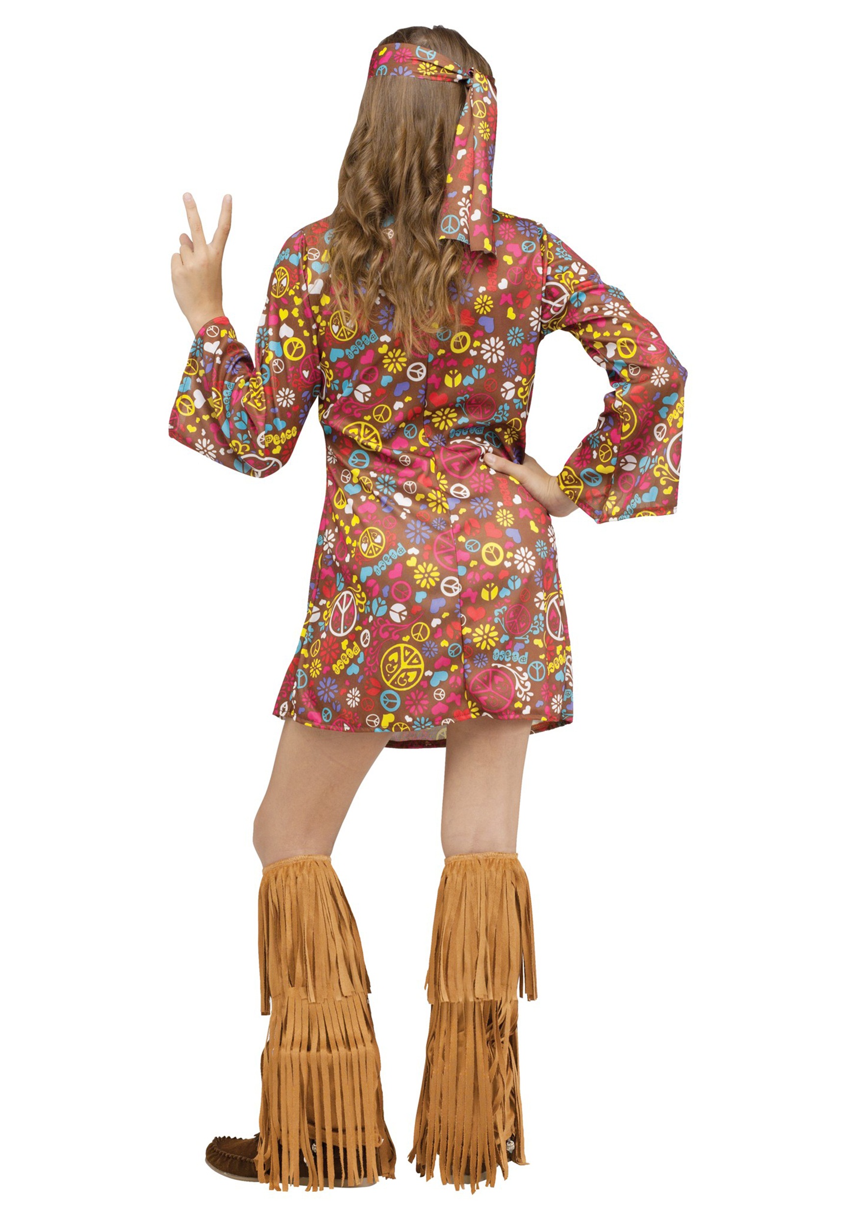 Kids Peace & Love Hippie Costume