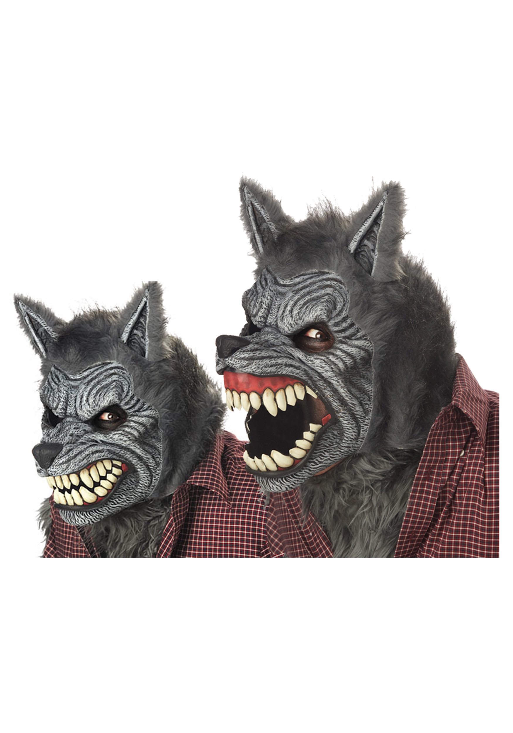 Adult Gray Werewolf Ani-Motion Mask 1 Adult Gray Werewolf Ani-Motion Mask